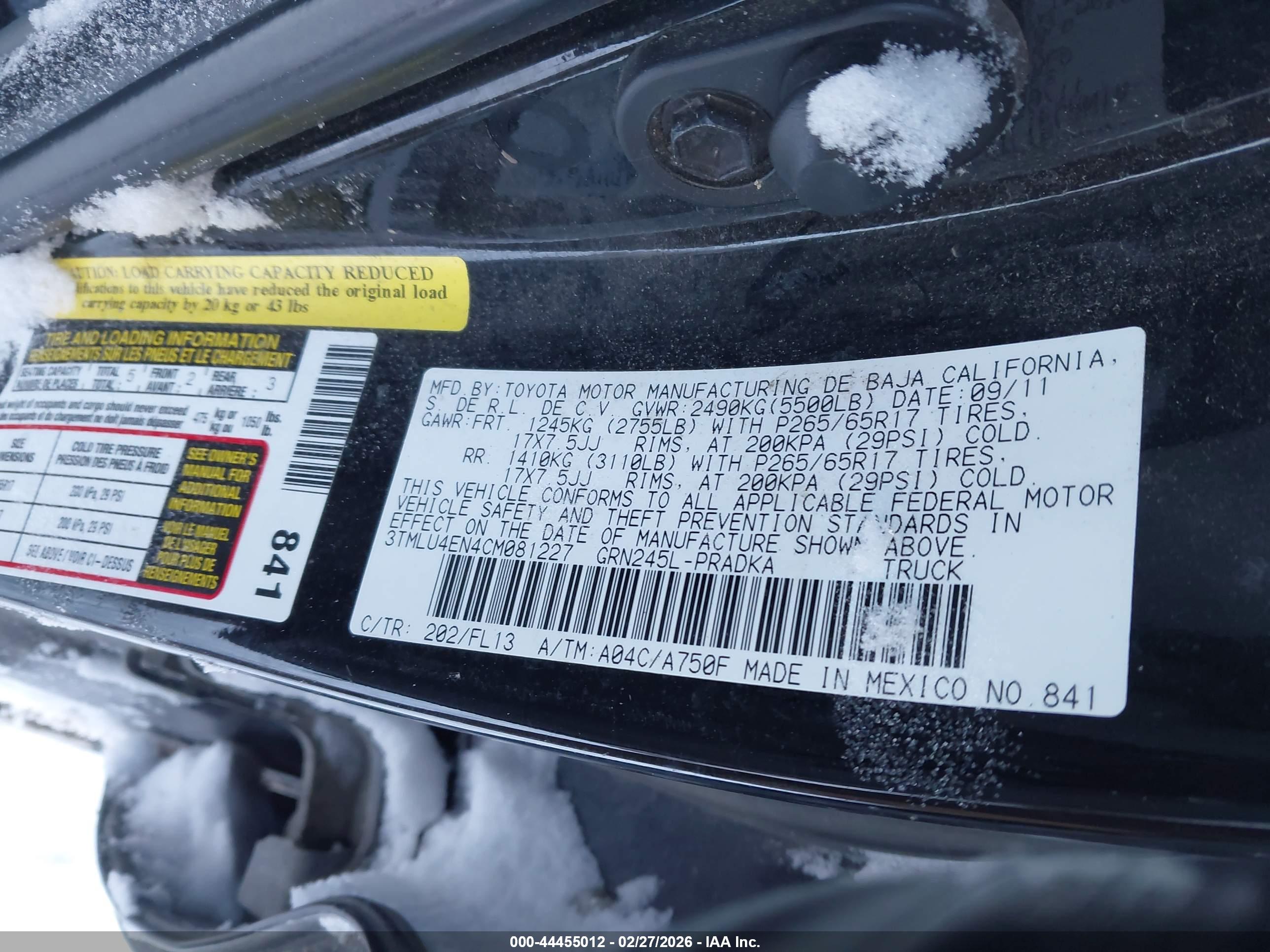 TOYOTA TACOMA image 9