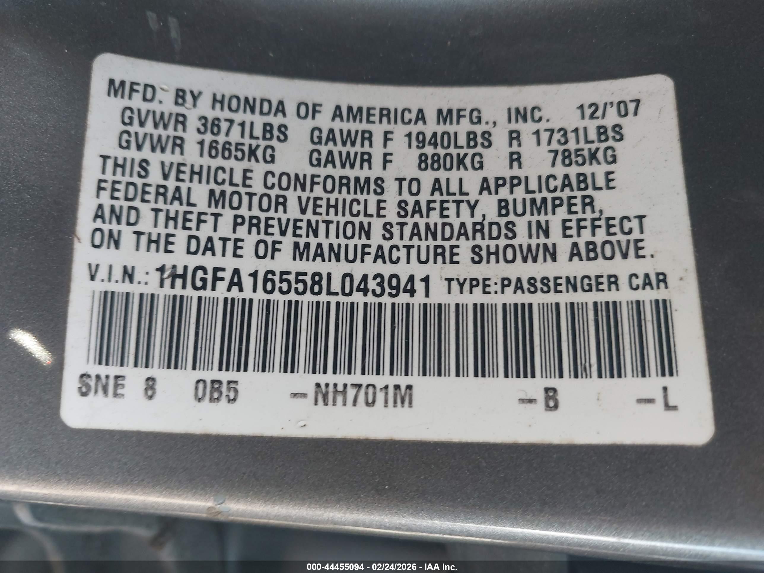 HONDA CIVIC image 9