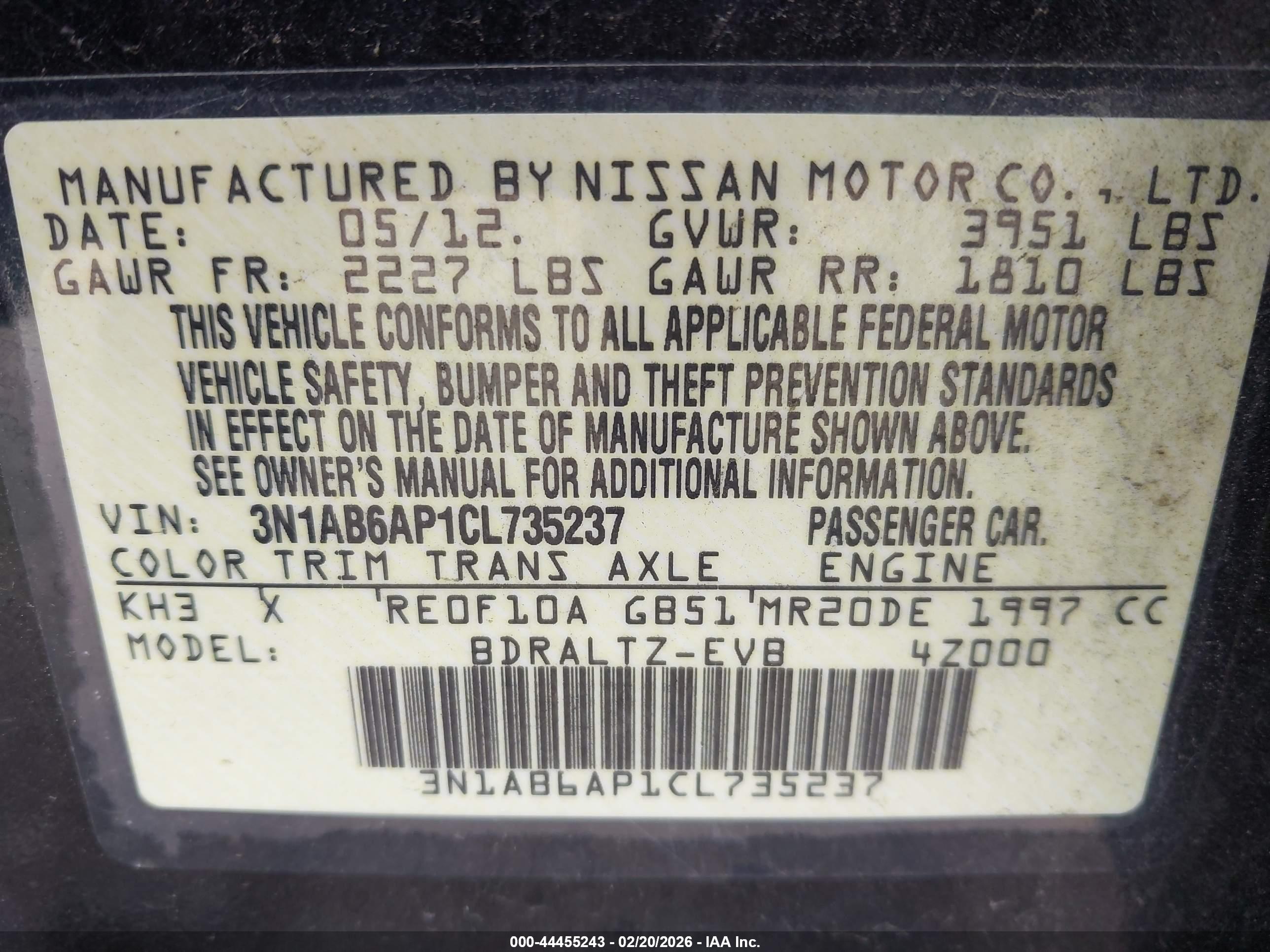 NISSAN SENTRA image 9