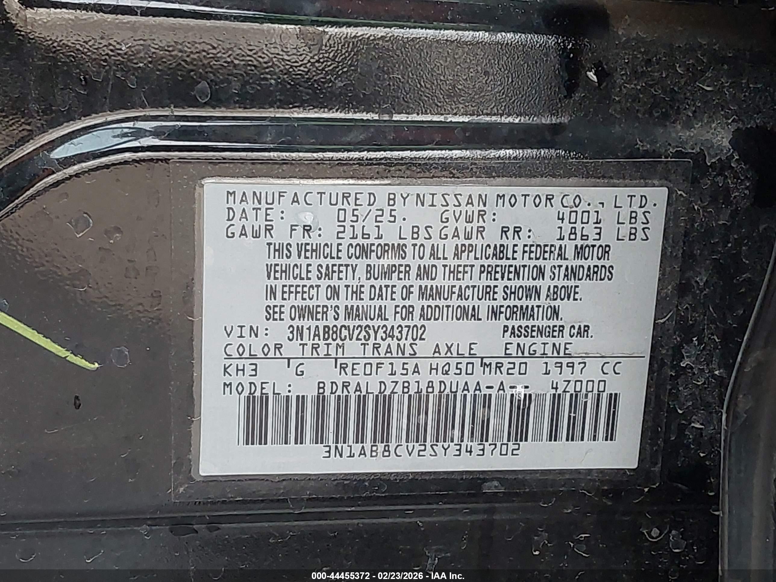 NISSAN SENTRA image 9