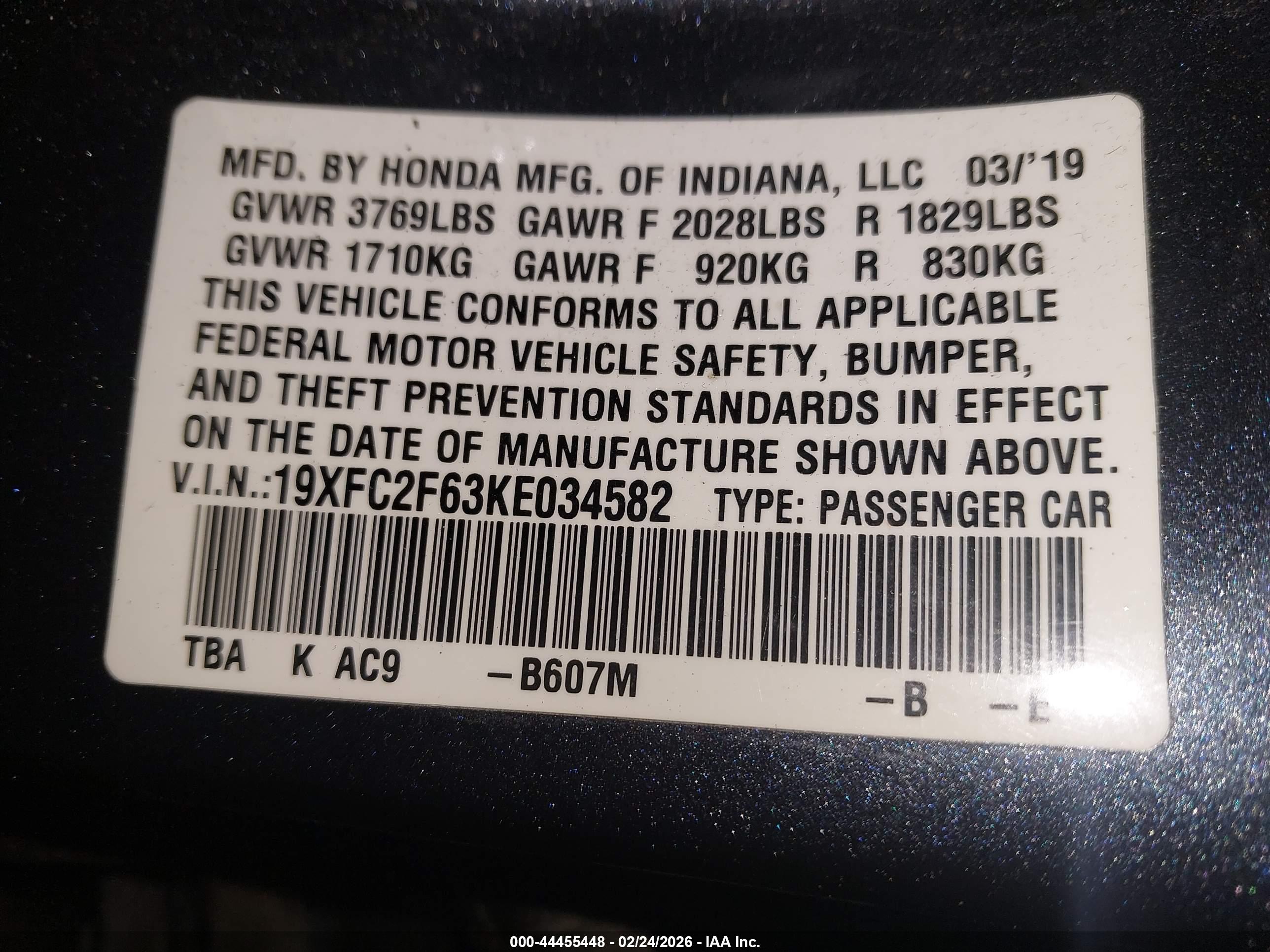 HONDA CIVIC image 9