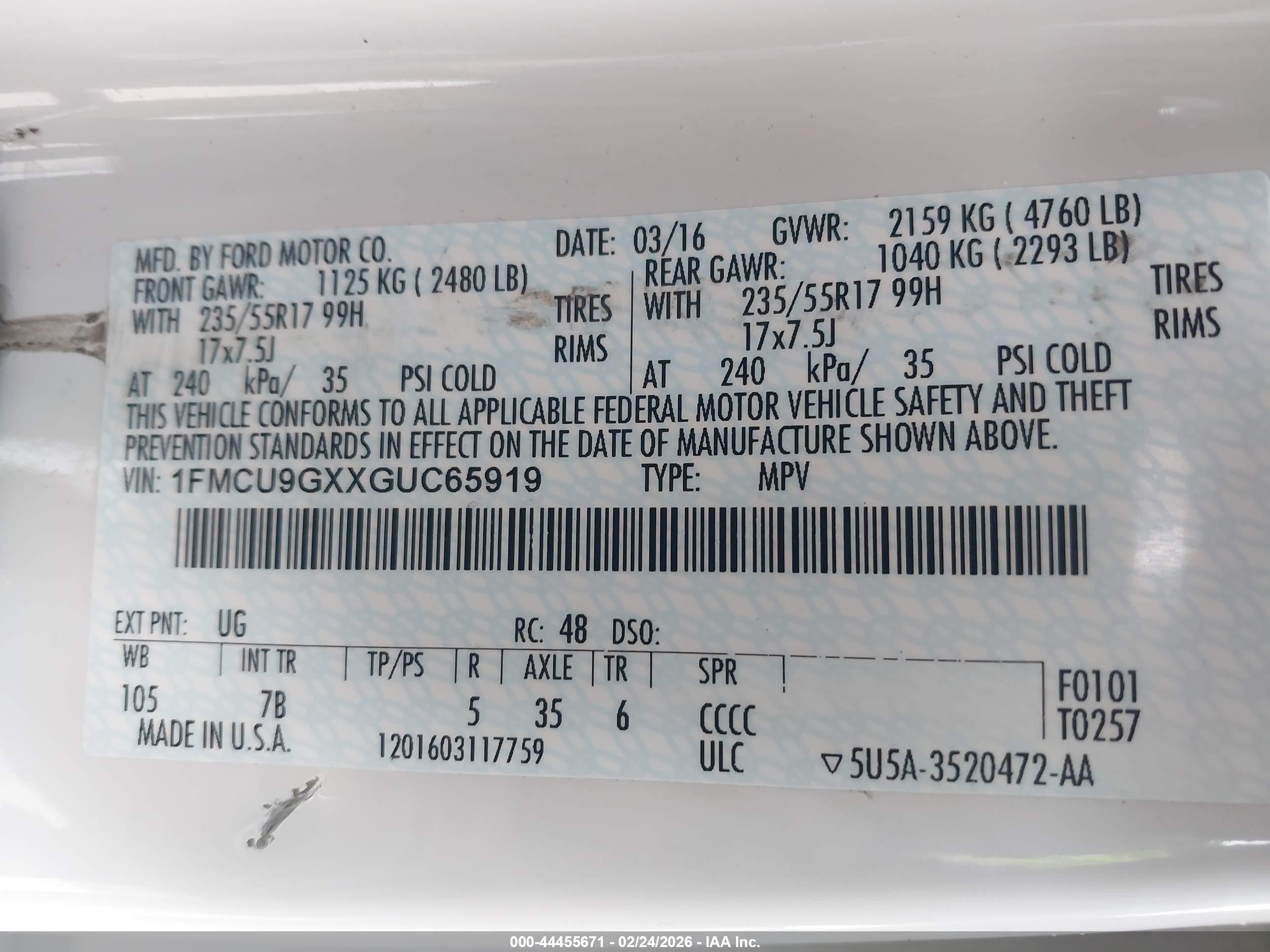 FORD ESCAPE image 9