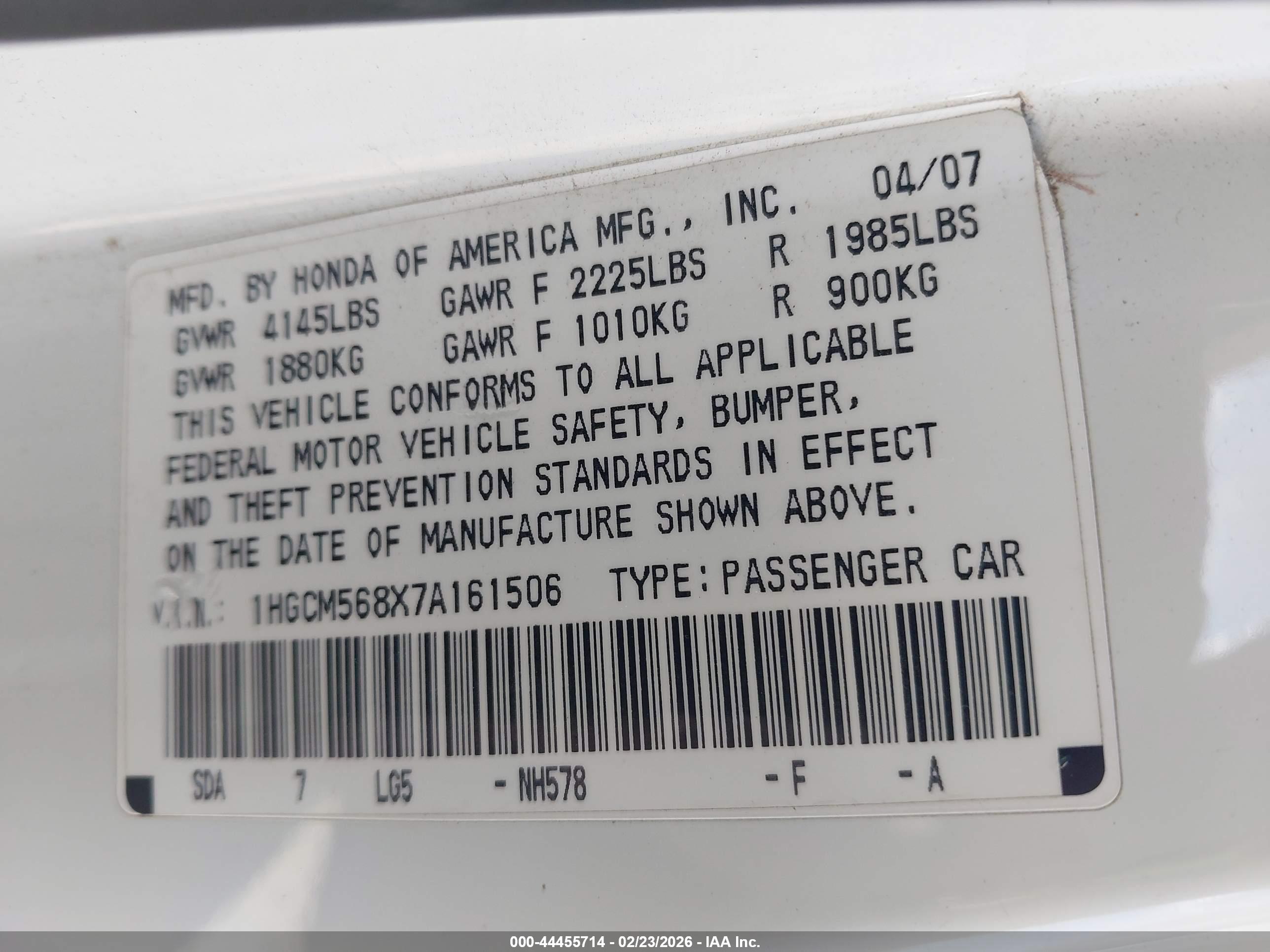 HONDA ACCORD image 9