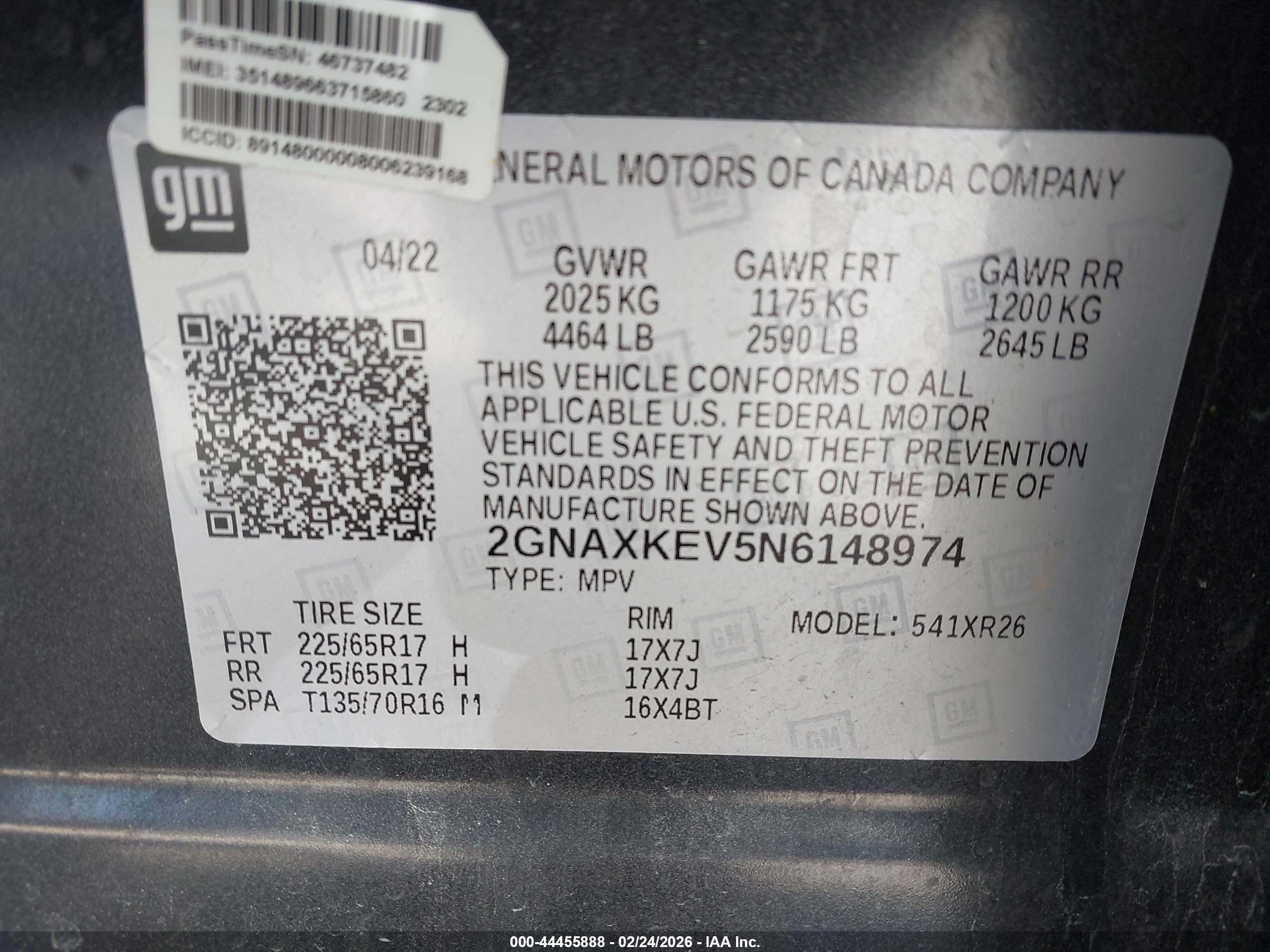 CHEVROLET EQUINOX image 9