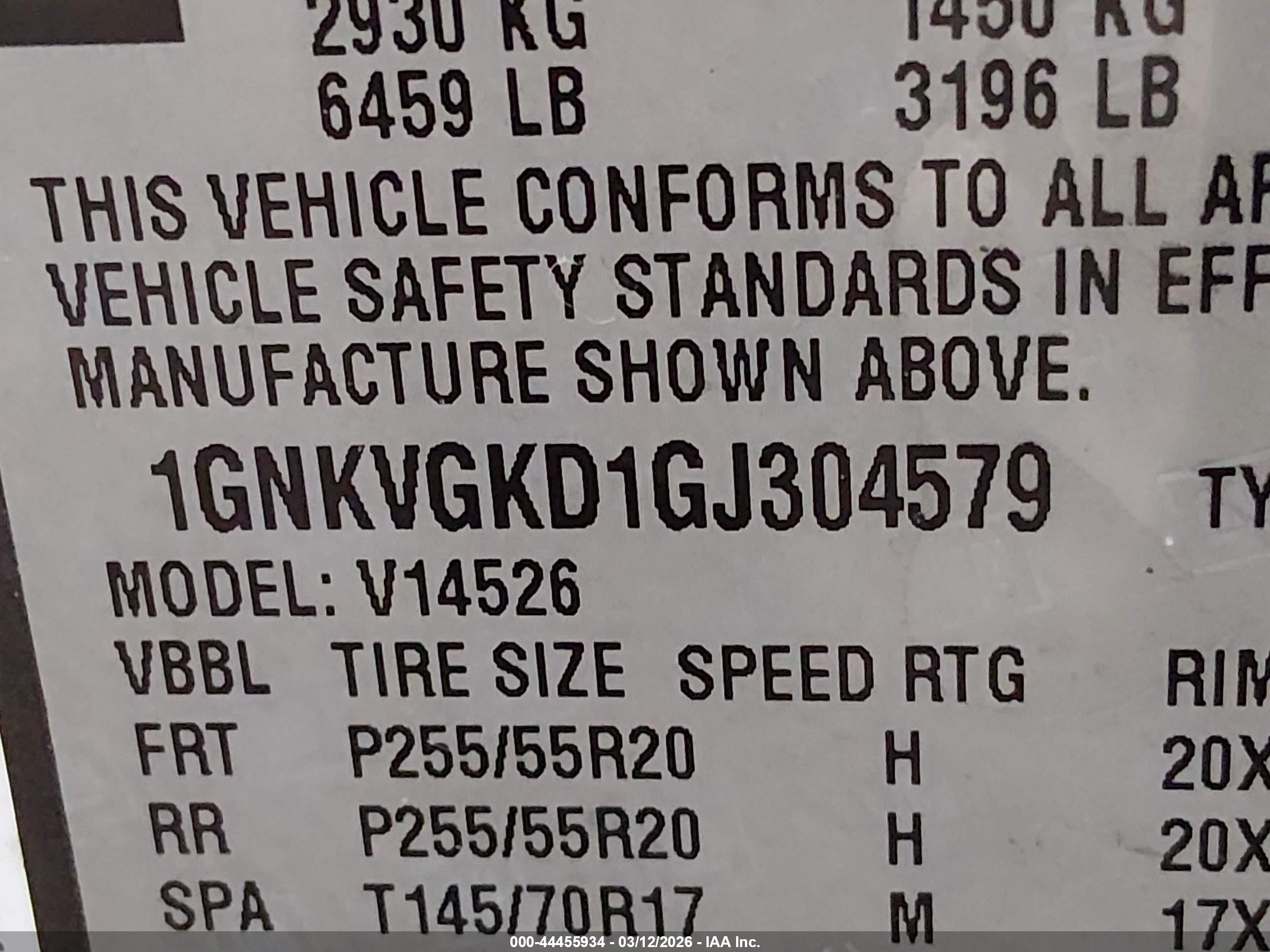 CHEVROLET TRAVERSE image 9