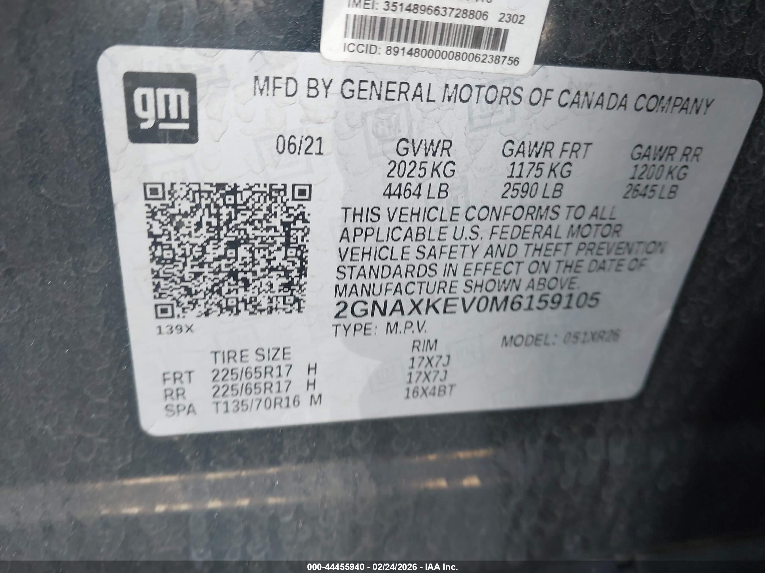 CHEVROLET EQUINOX image 9