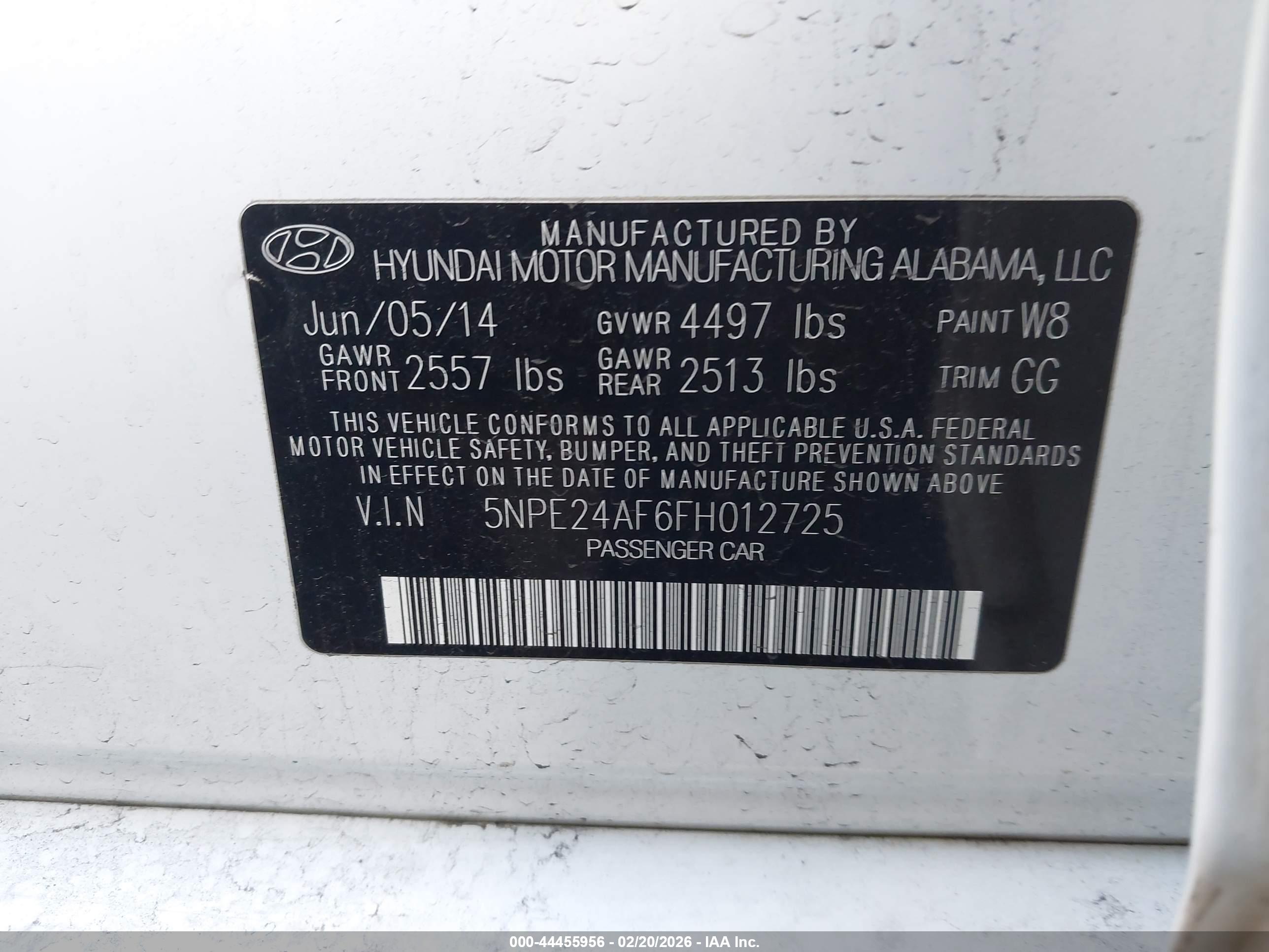 HYUNDAI SONATA image 9