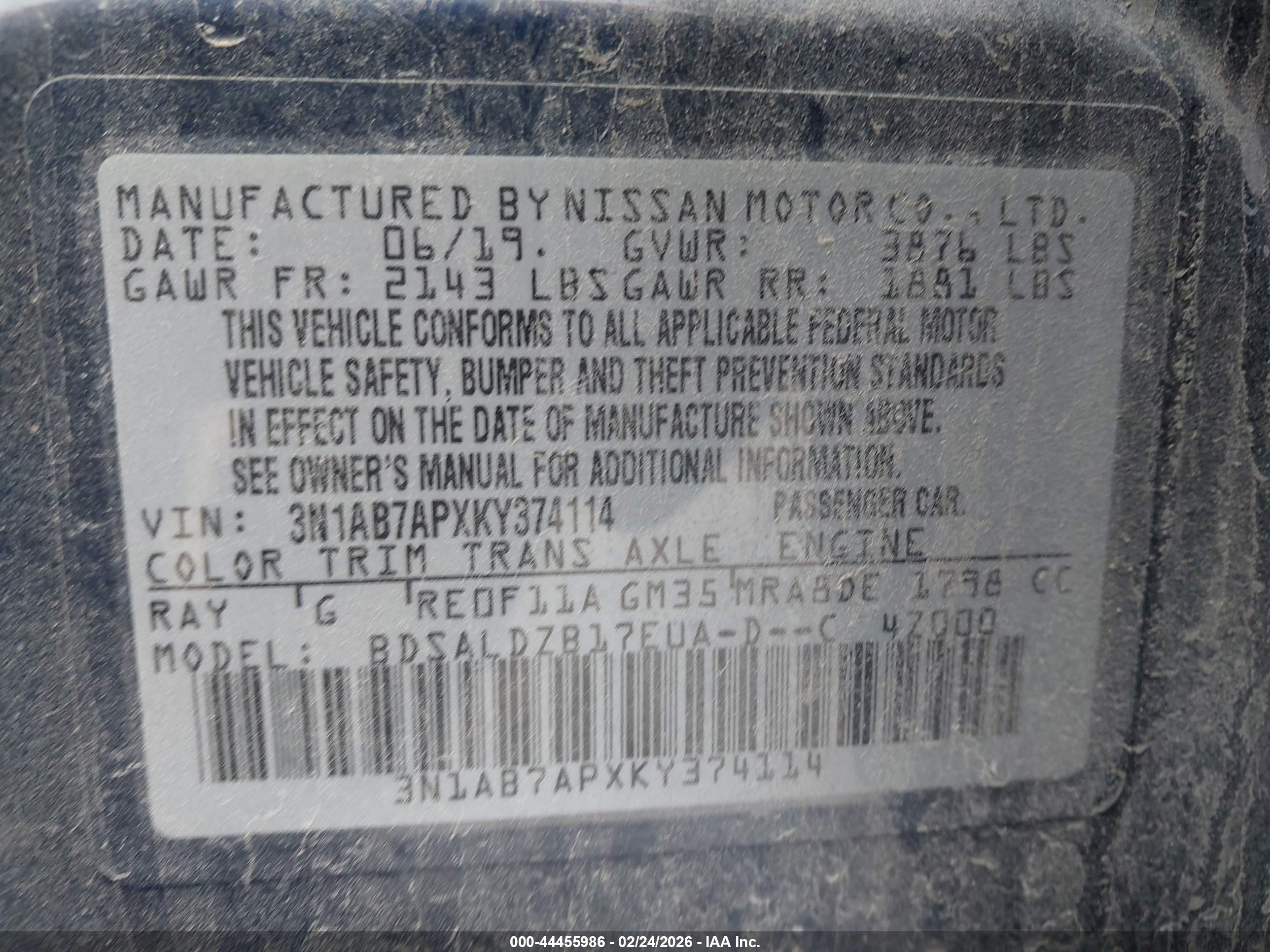 NISSAN SENTRA image 9