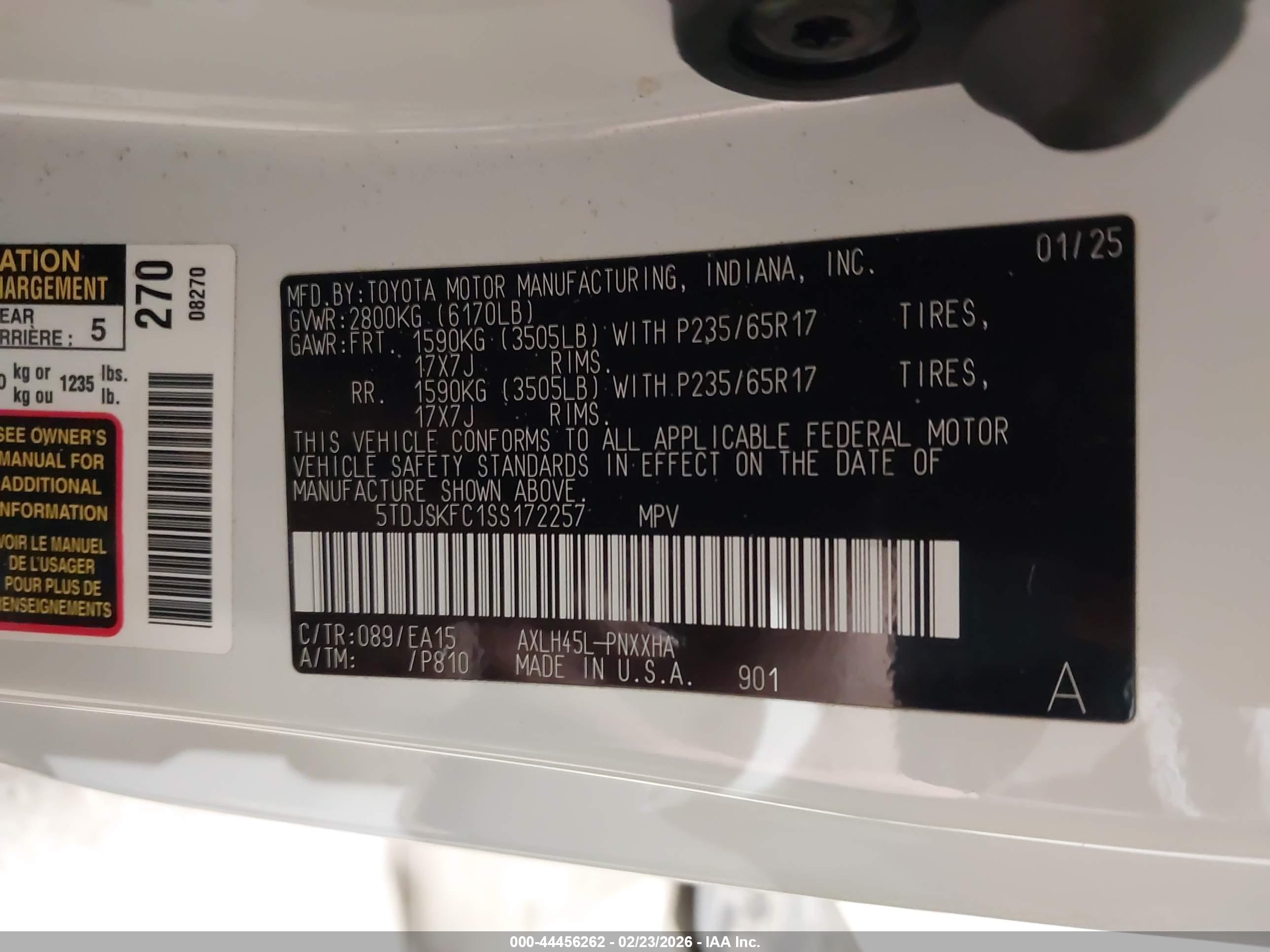 TOYOTA SIENNA image 9