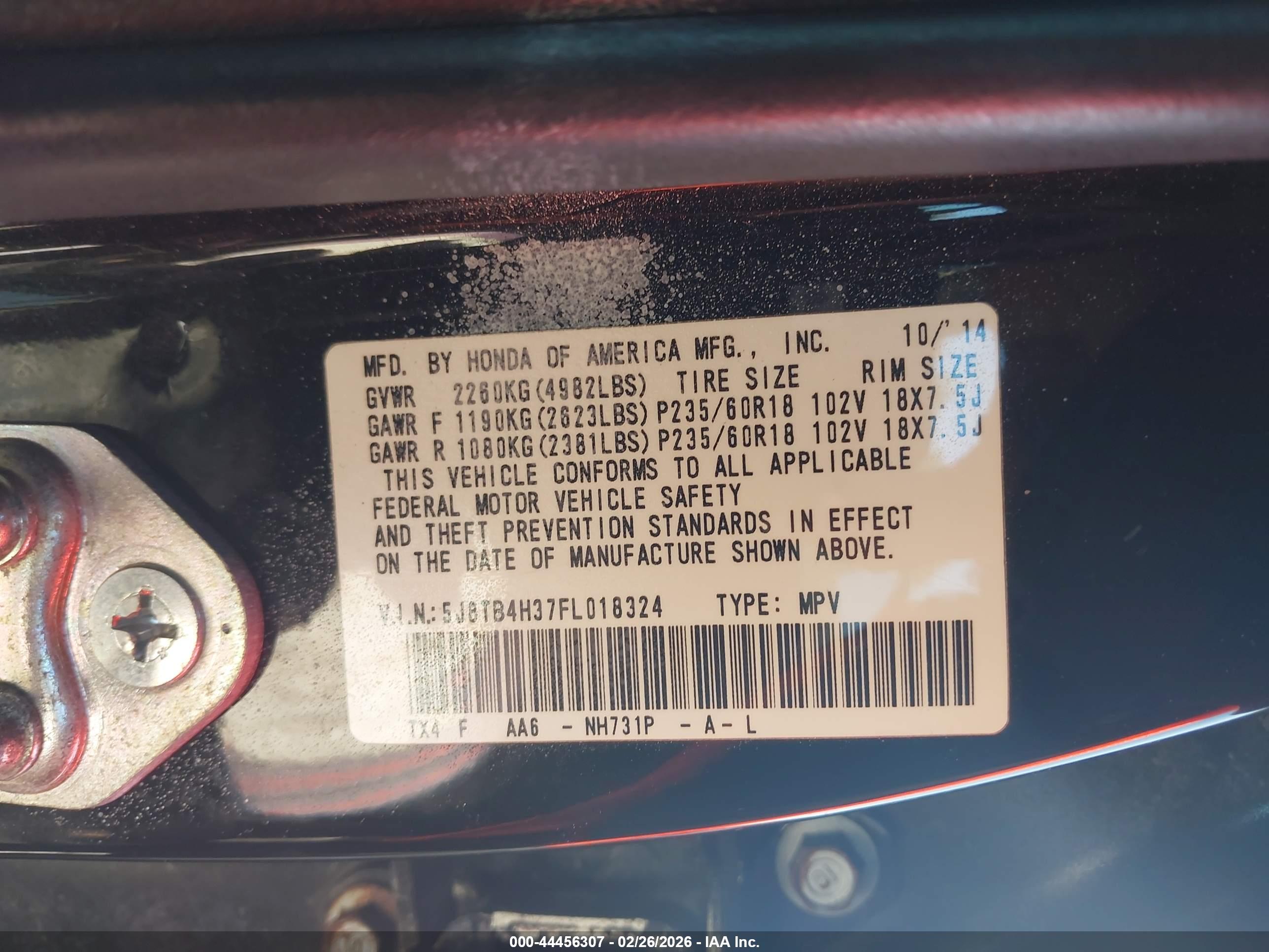 ACURA RDX image 9