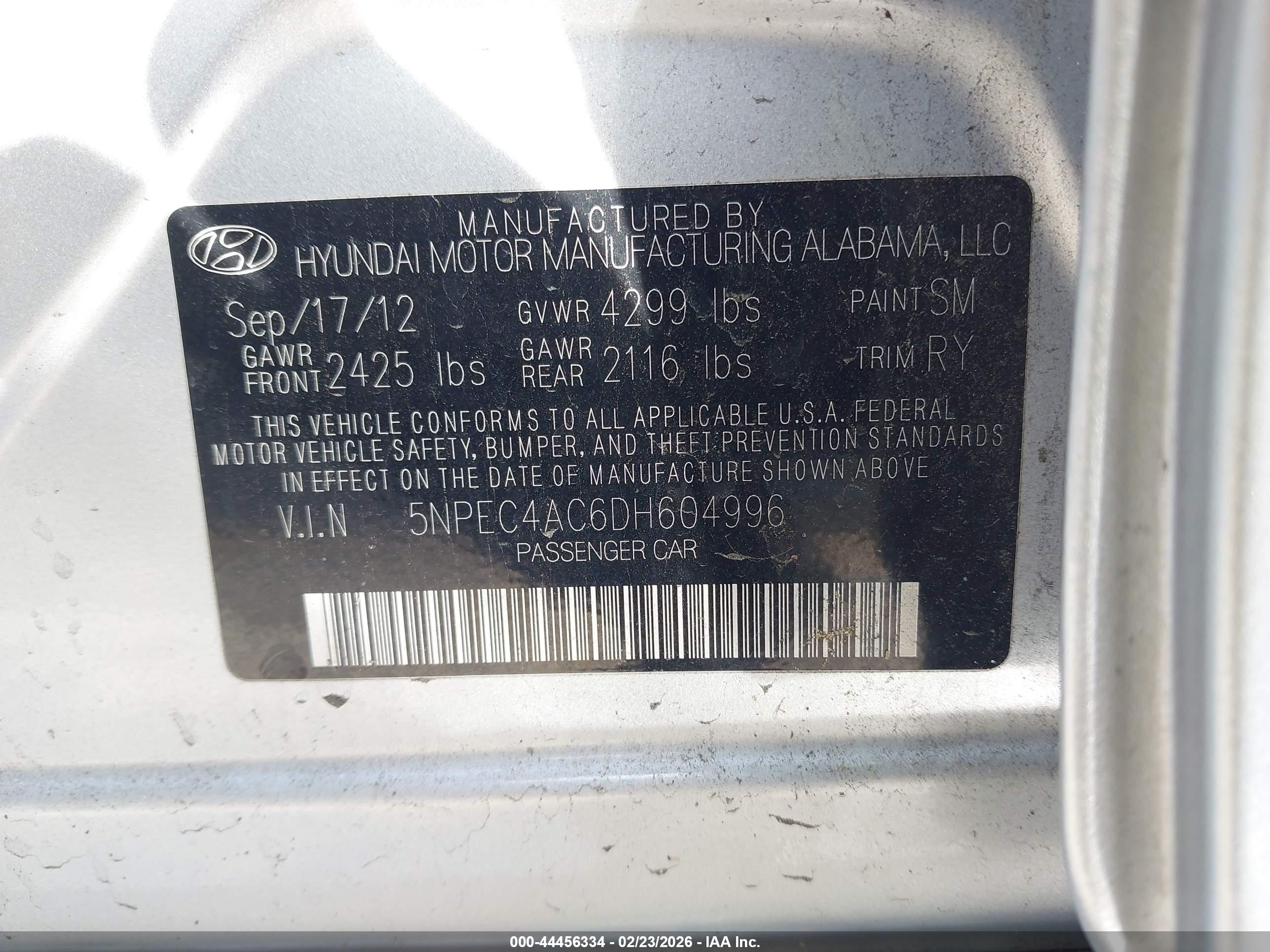 HYUNDAI SONATA image 9