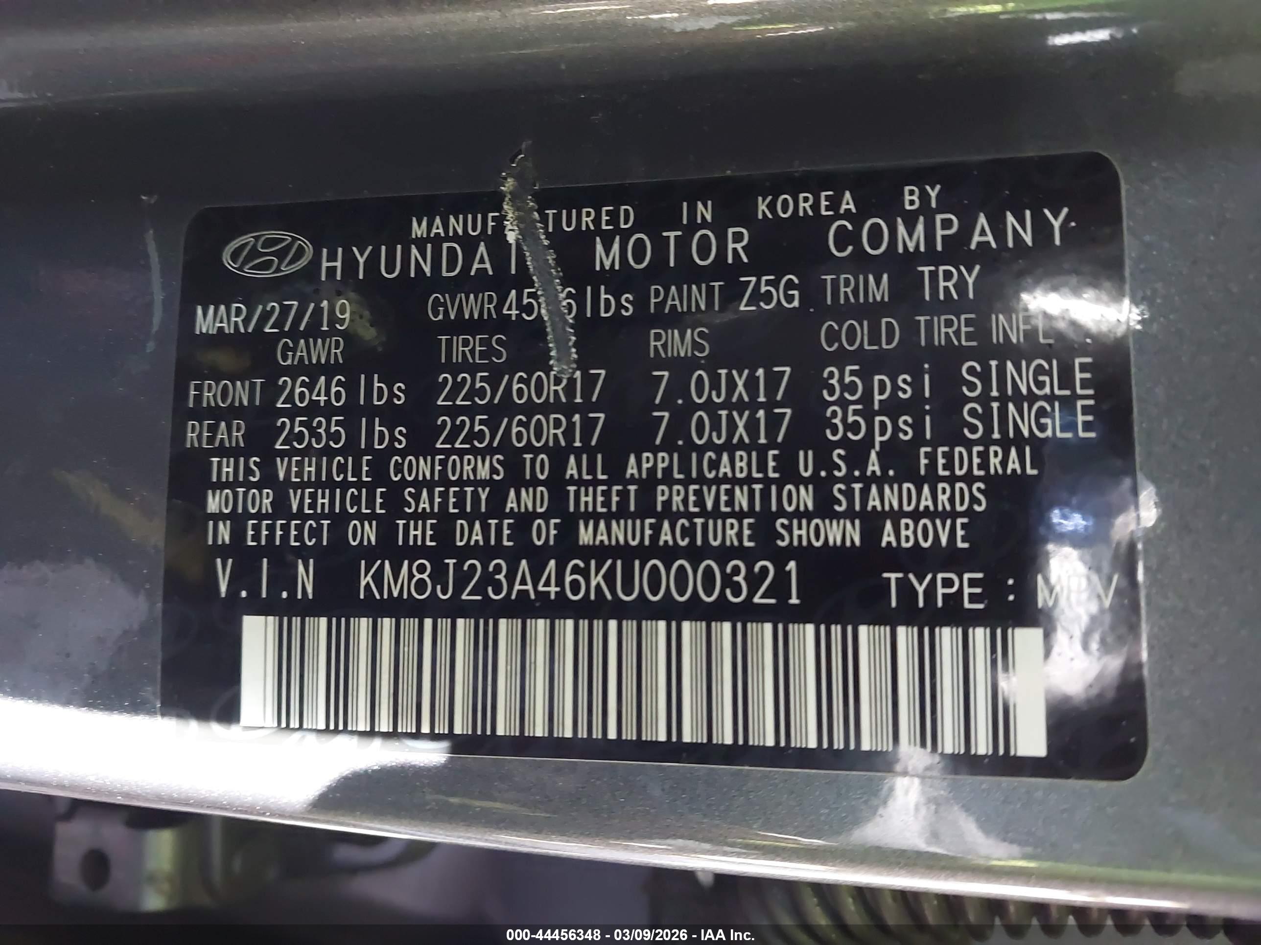 HYUNDAI TUCSON image 9