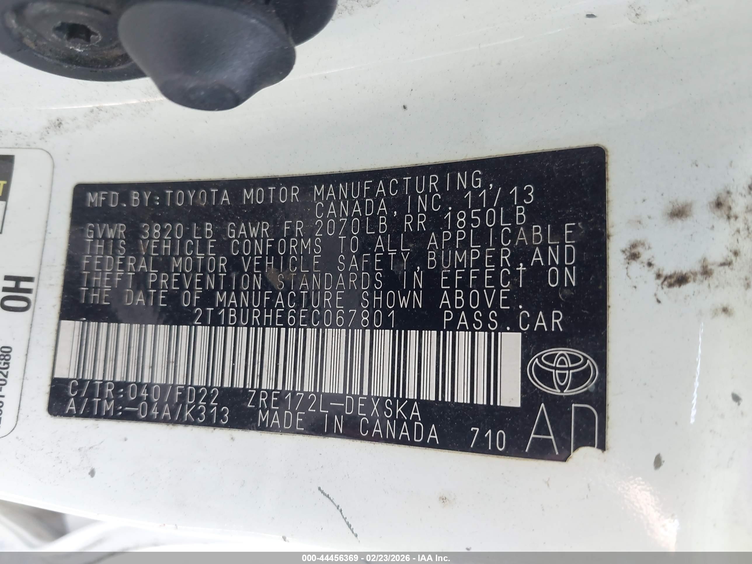TOYOTA COROLLA image 9