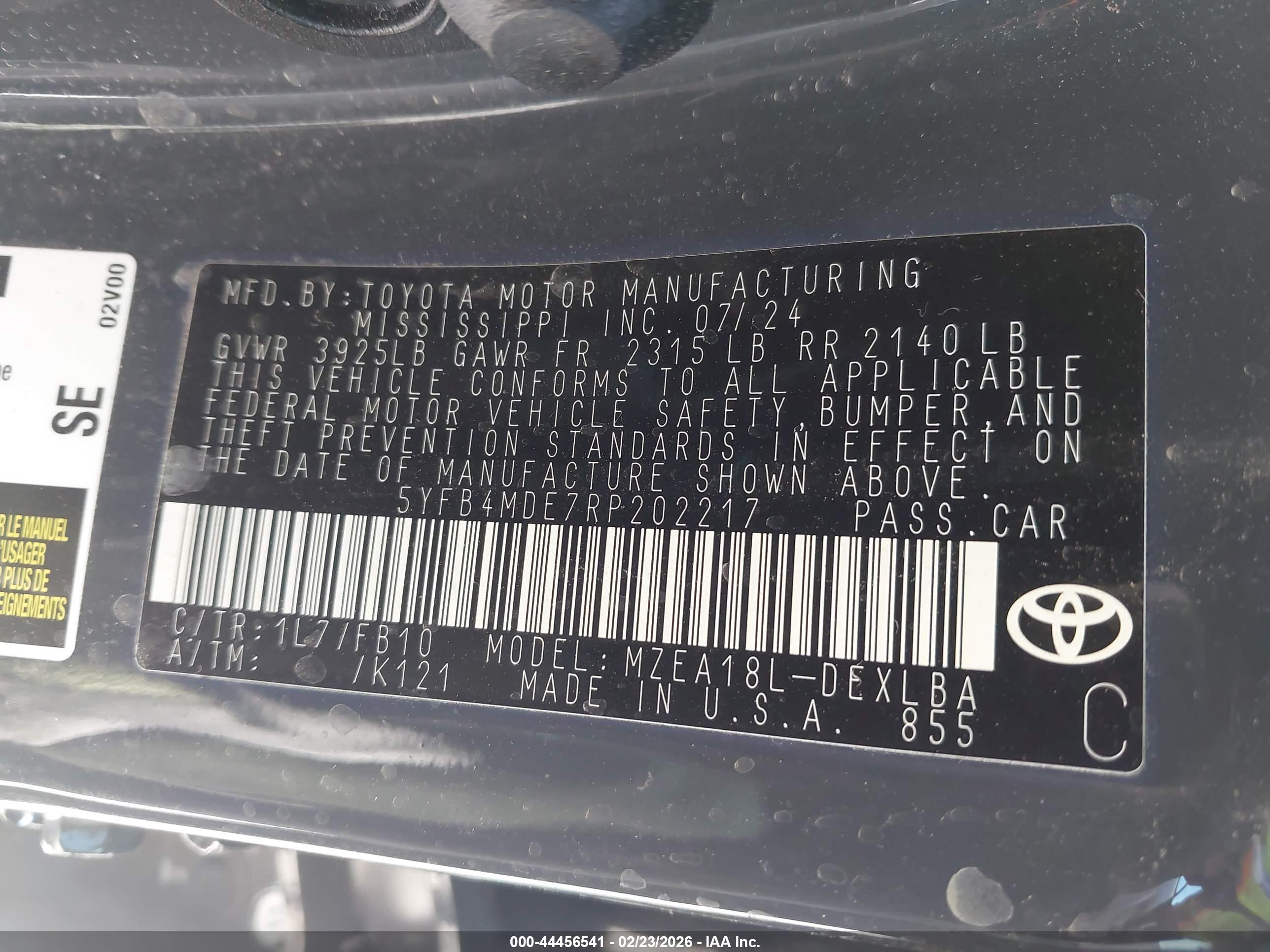 TOYOTA COROLLA image 9