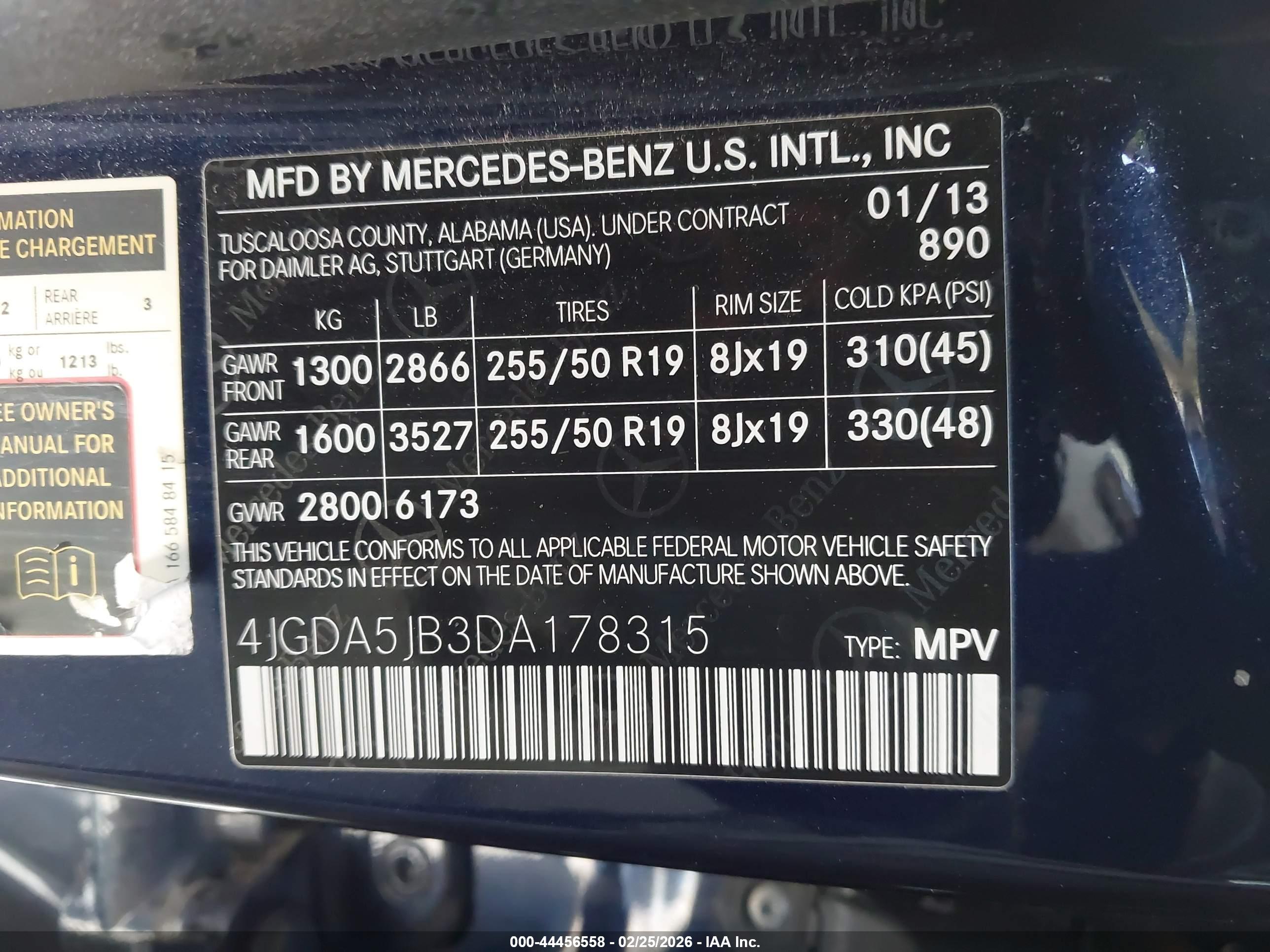 MERCEDES-BENZ ML image 9