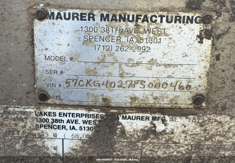 MAURER MANUFACTURING image 9