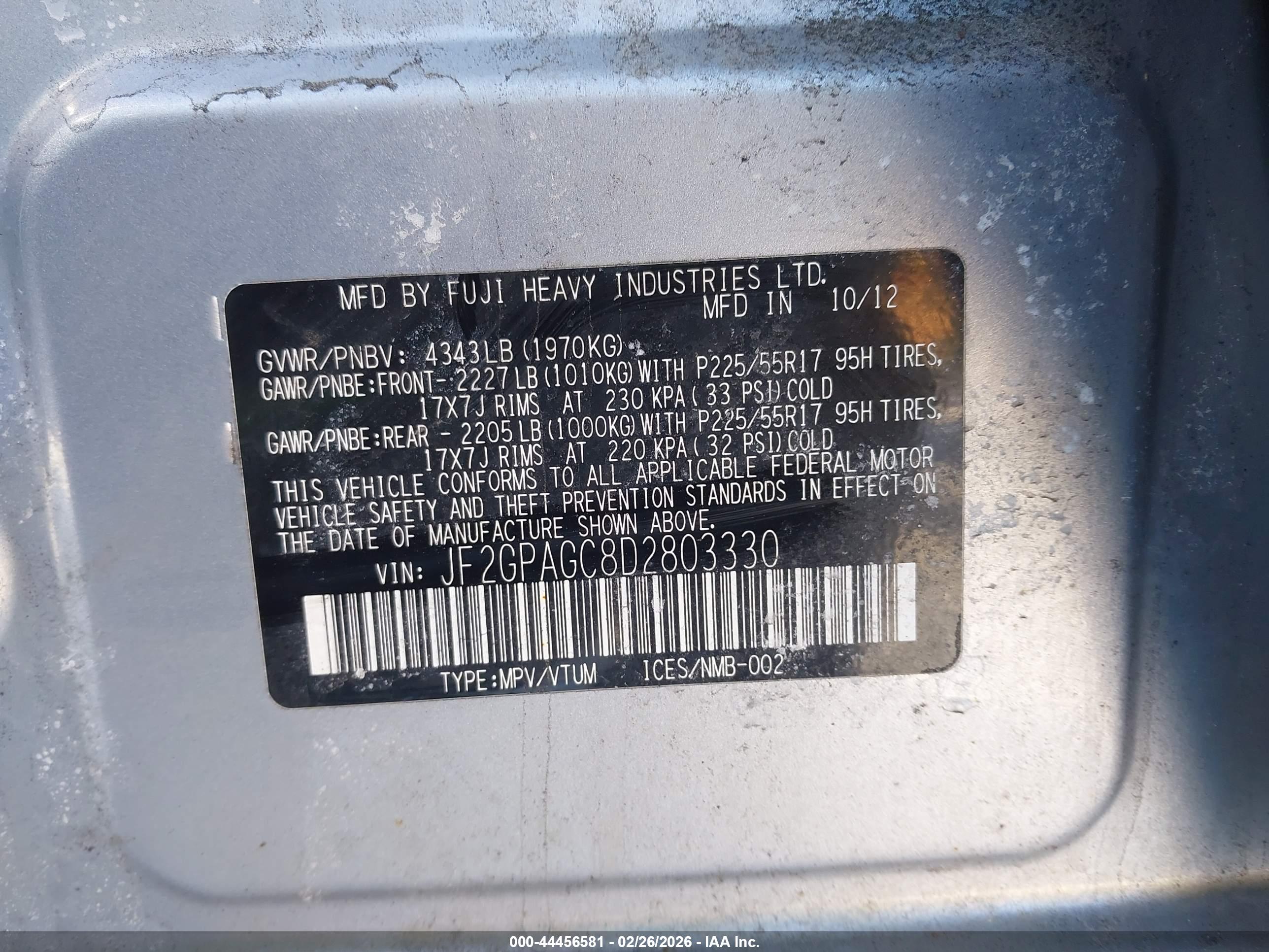 SUBARU XV image 9