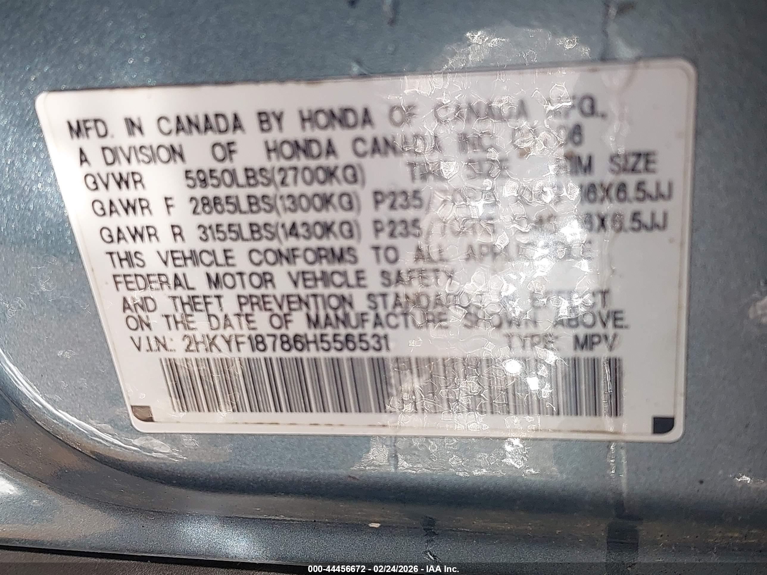 HONDA PILOT image 9