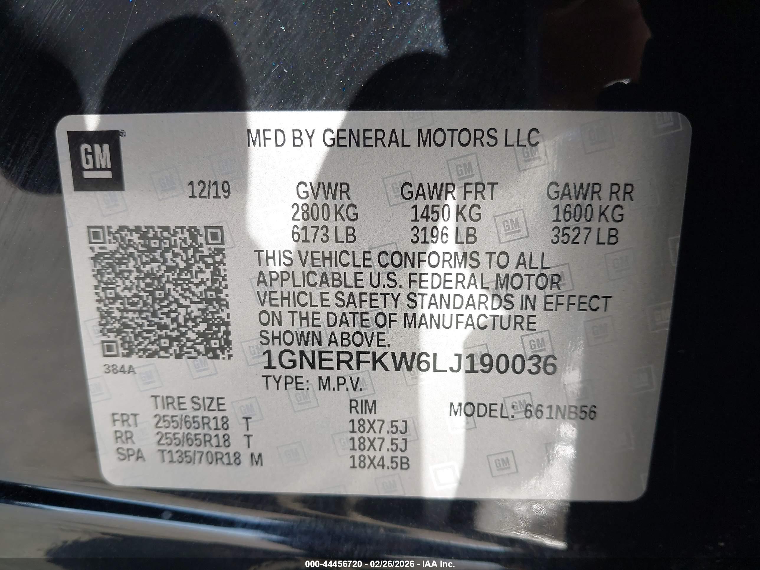 CHEVROLET TRAVERSE image 9