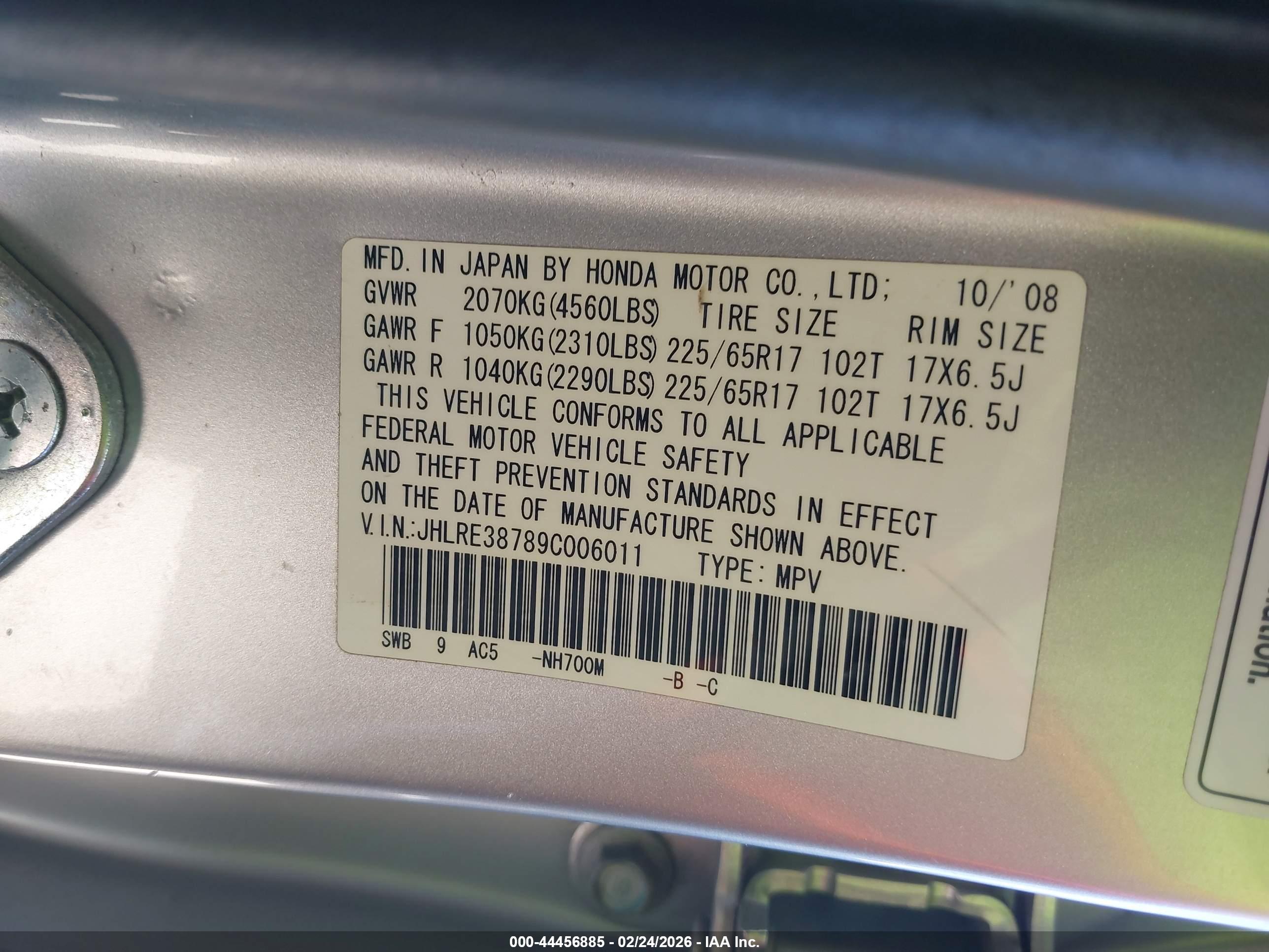 HONDA CR-V image 9