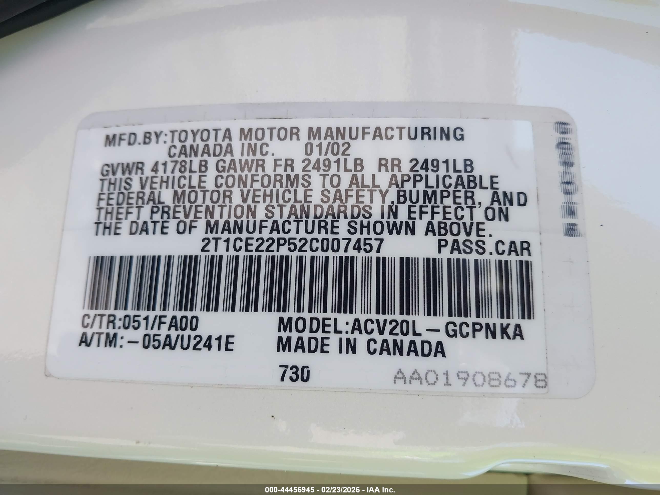 TOYOTA CAMRY image 9
