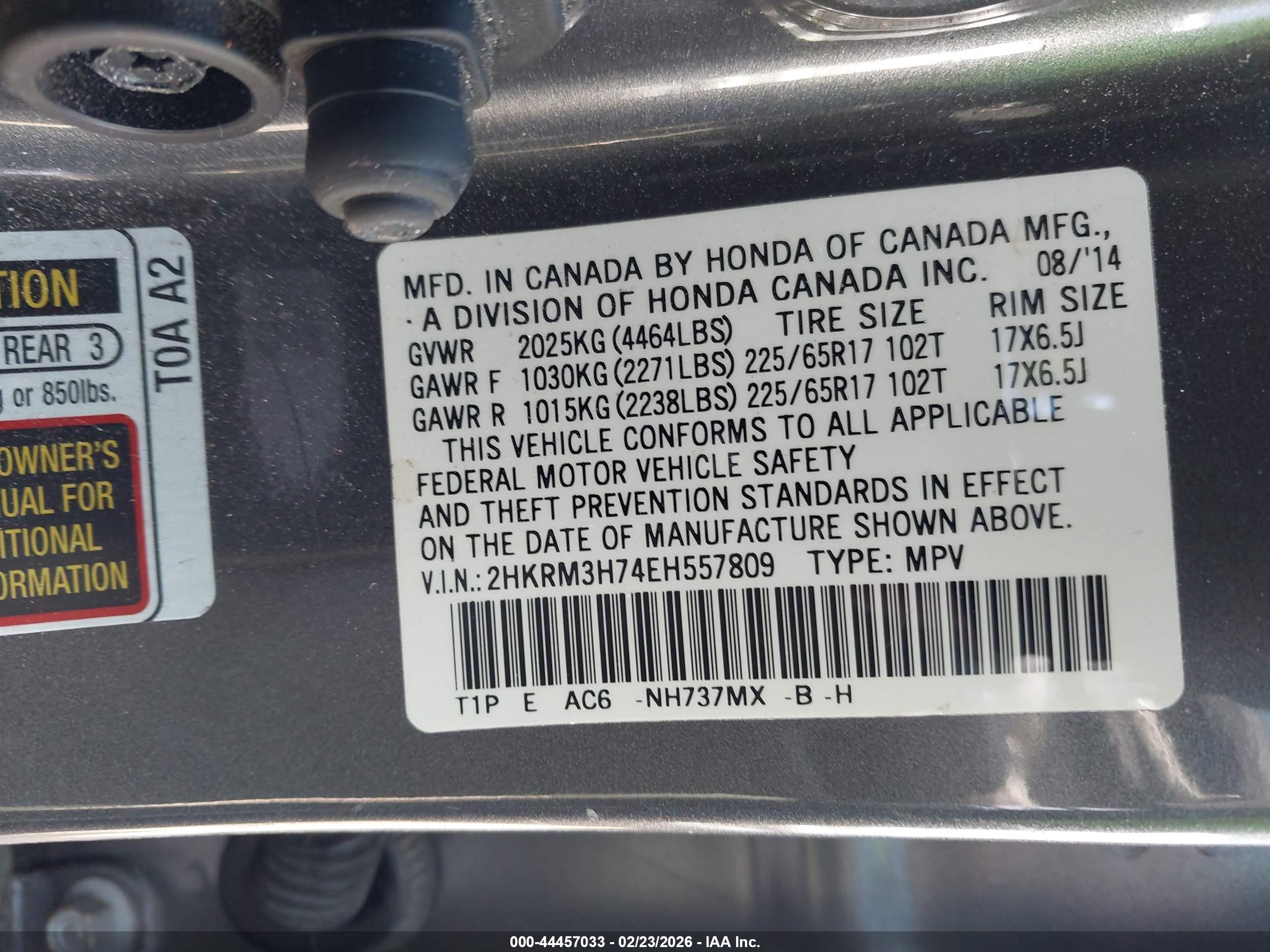 HONDA CR-V image 9