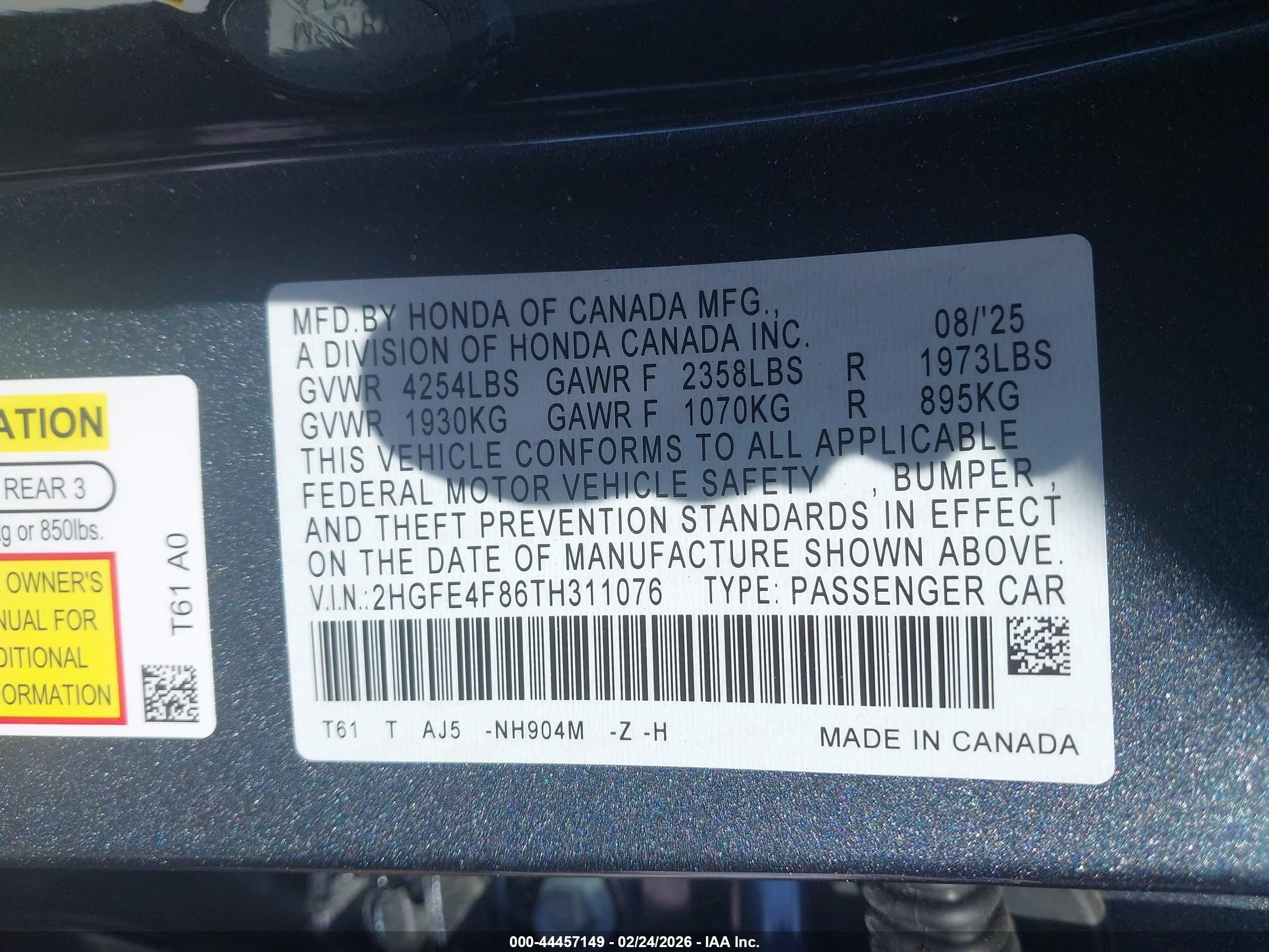HONDA CIVIC image 9