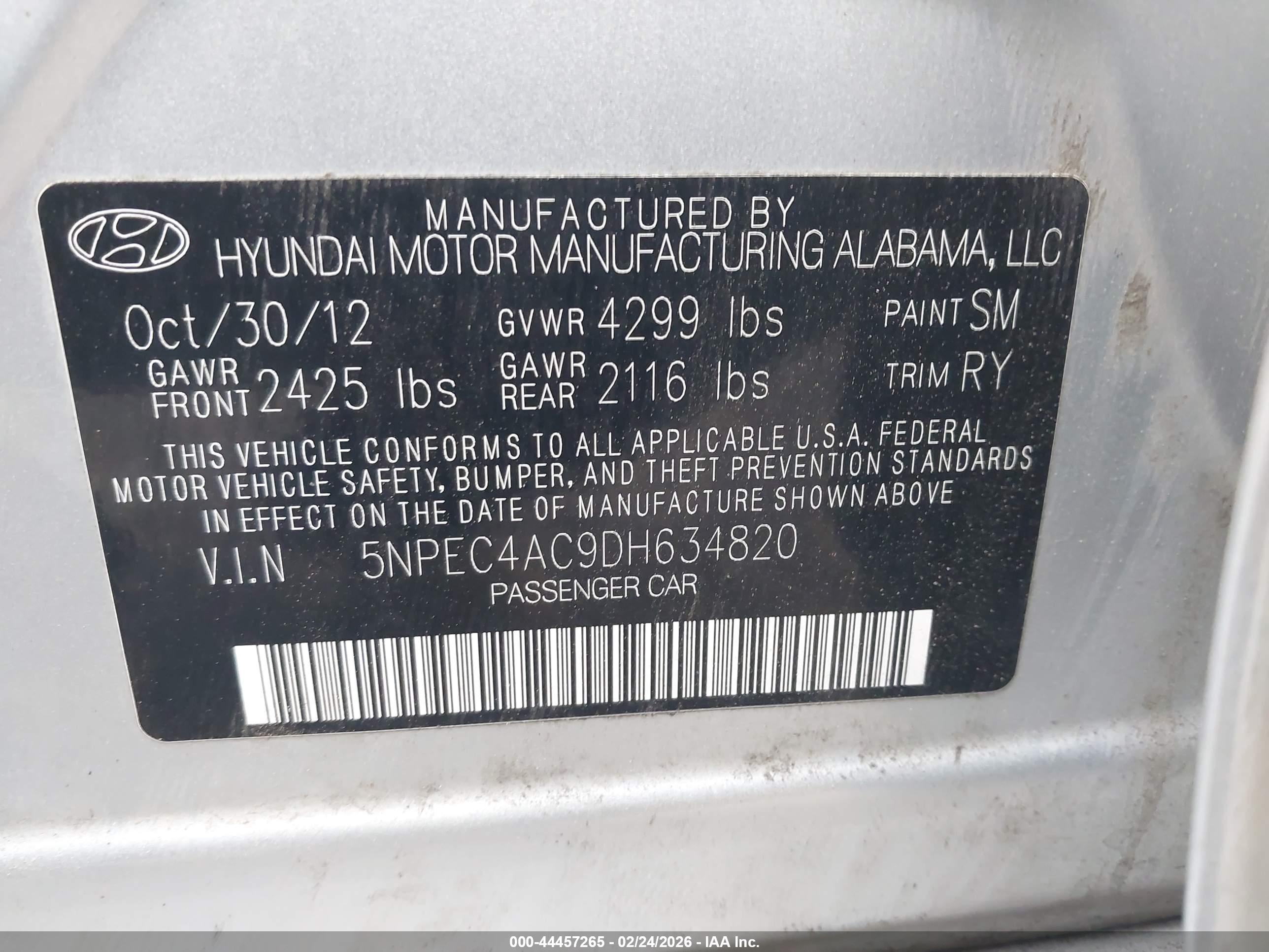 HYUNDAI SONATA image 9