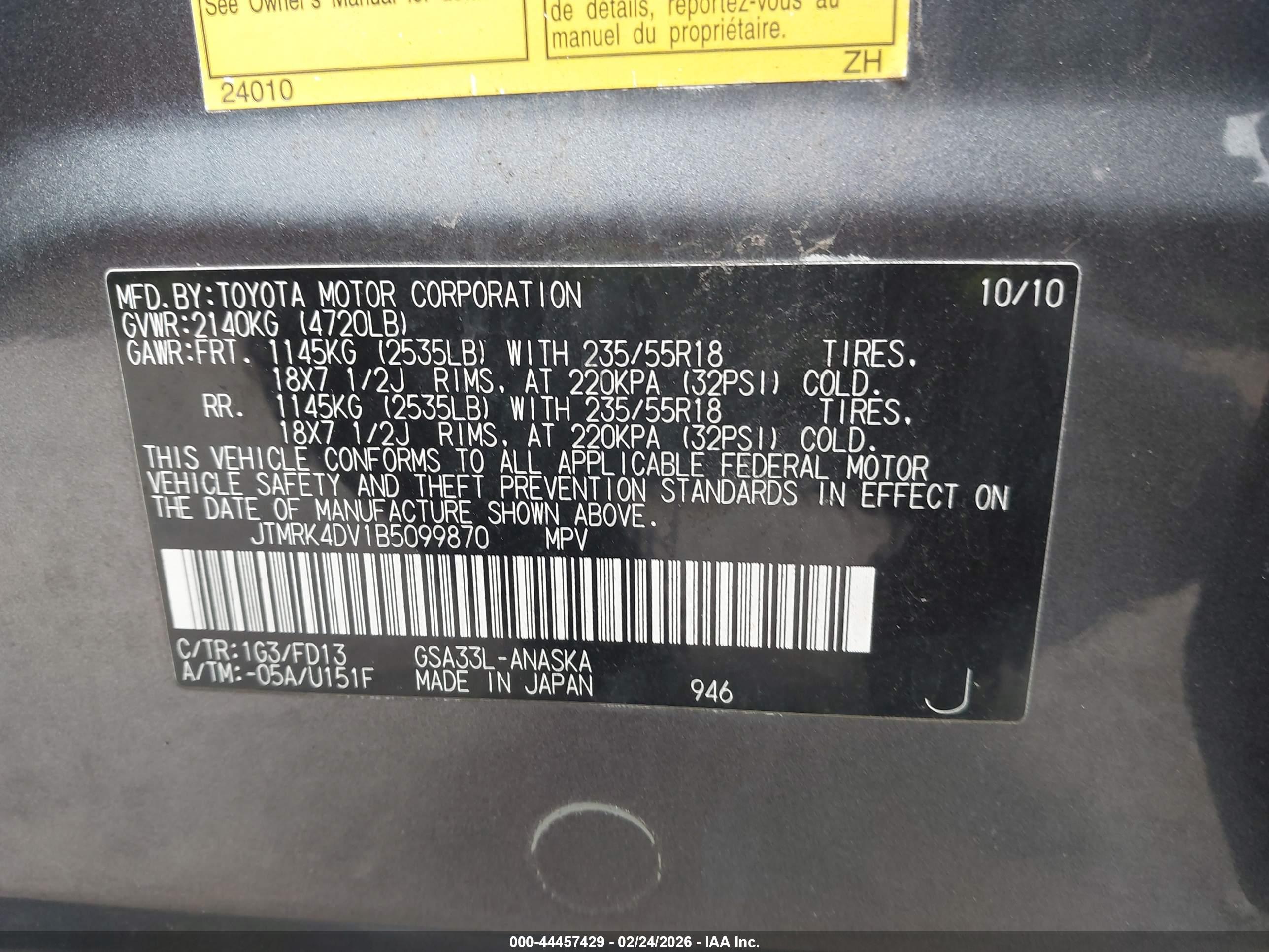 TOYOTA RAV4 image 9