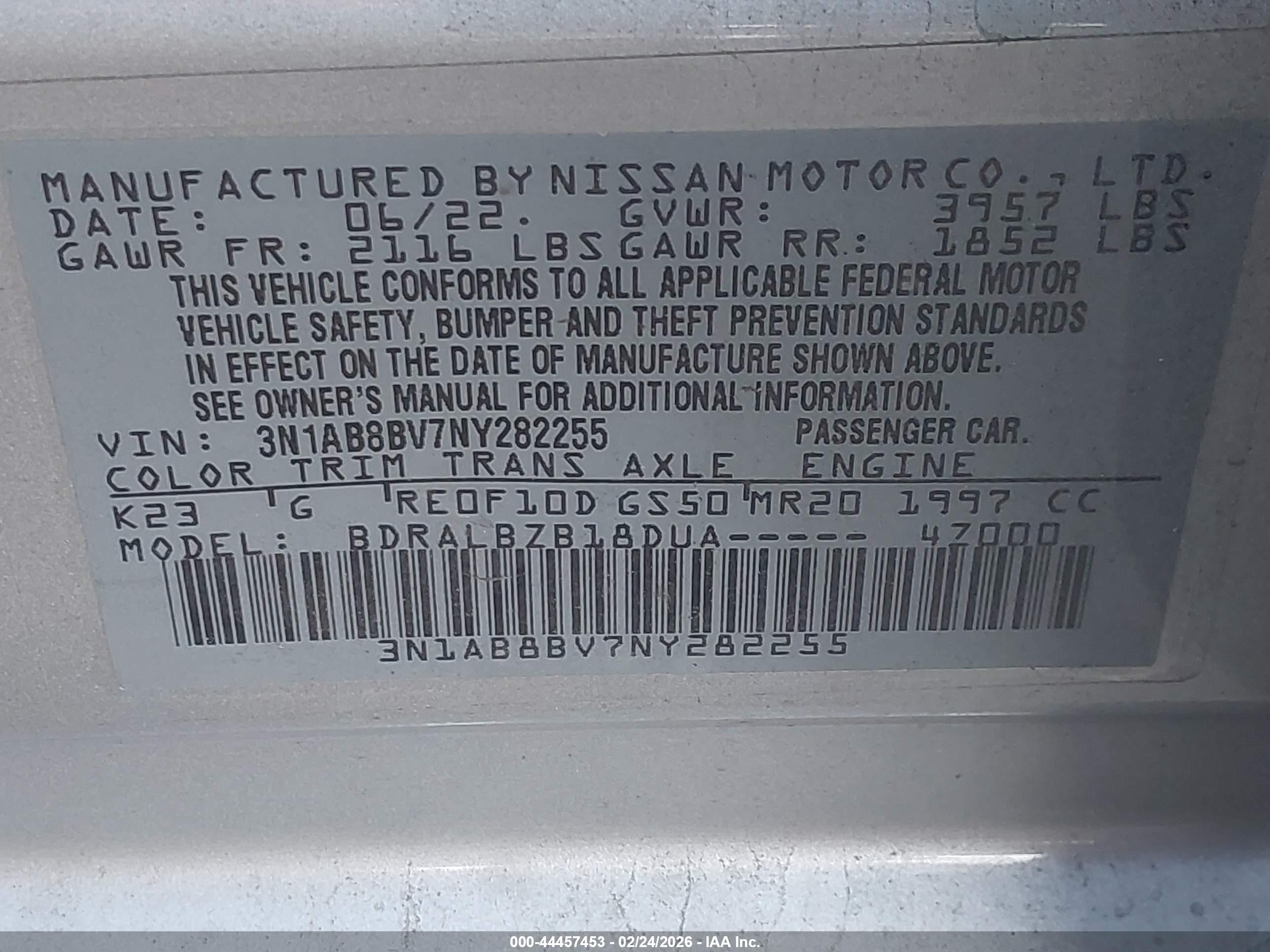 NISSAN SENTRA image 9
