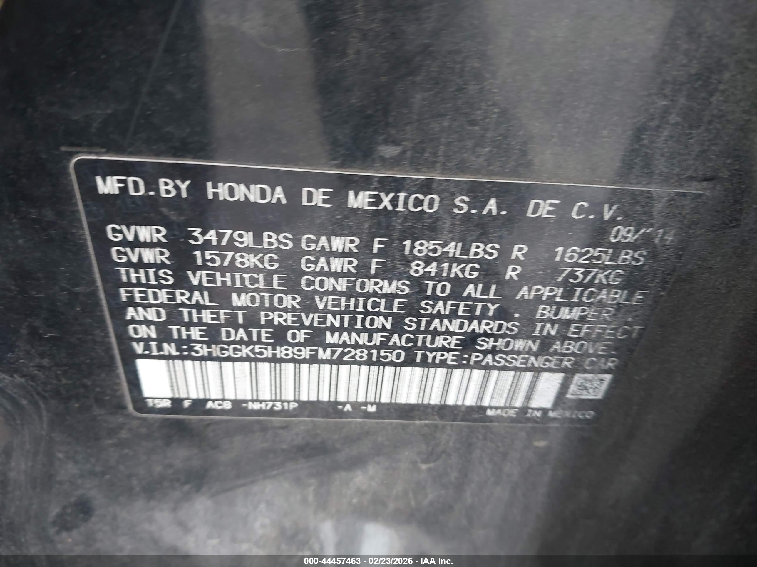 HONDA FIT image 9