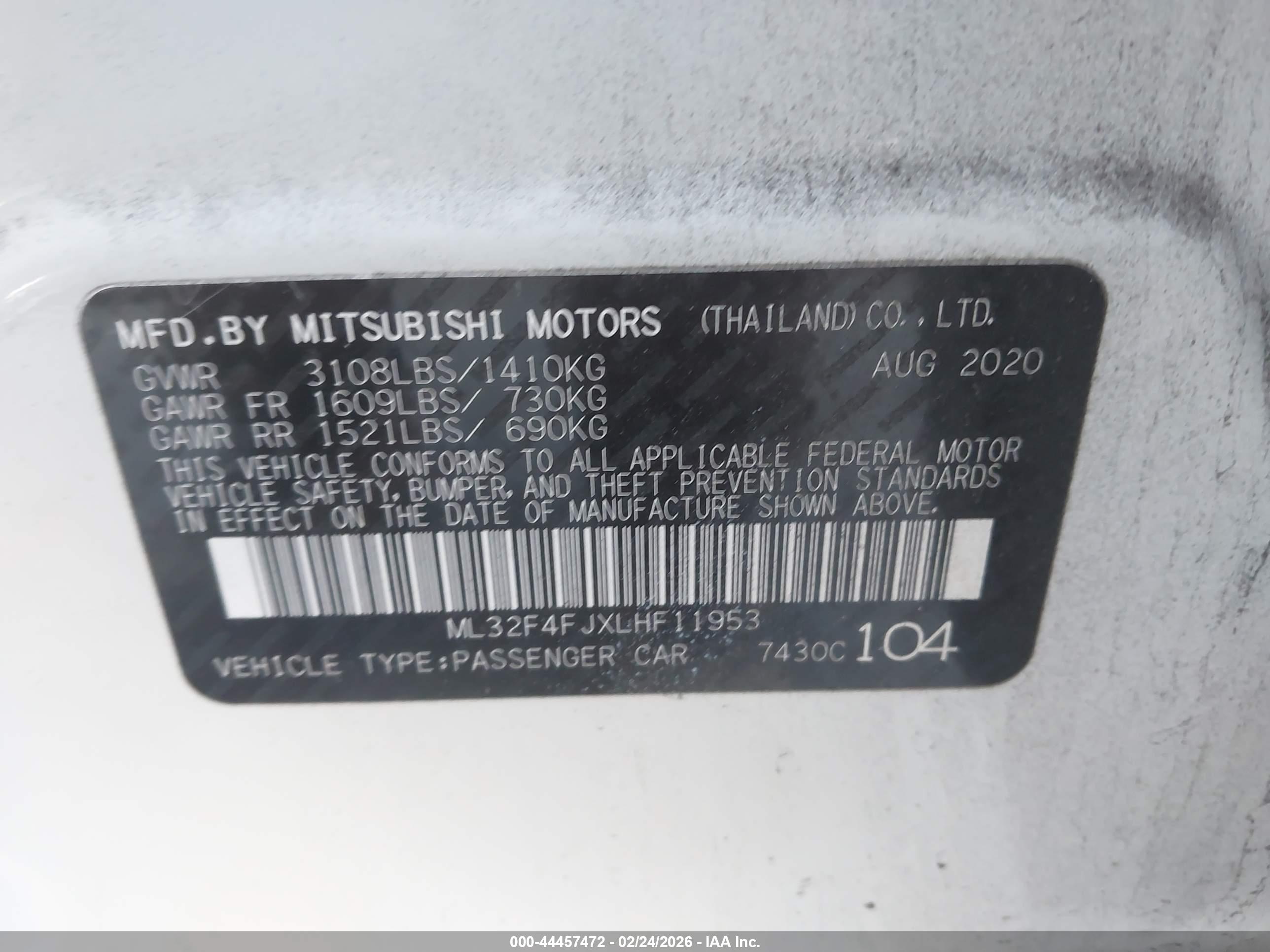 MITSUBISHI MIRAGE image 9