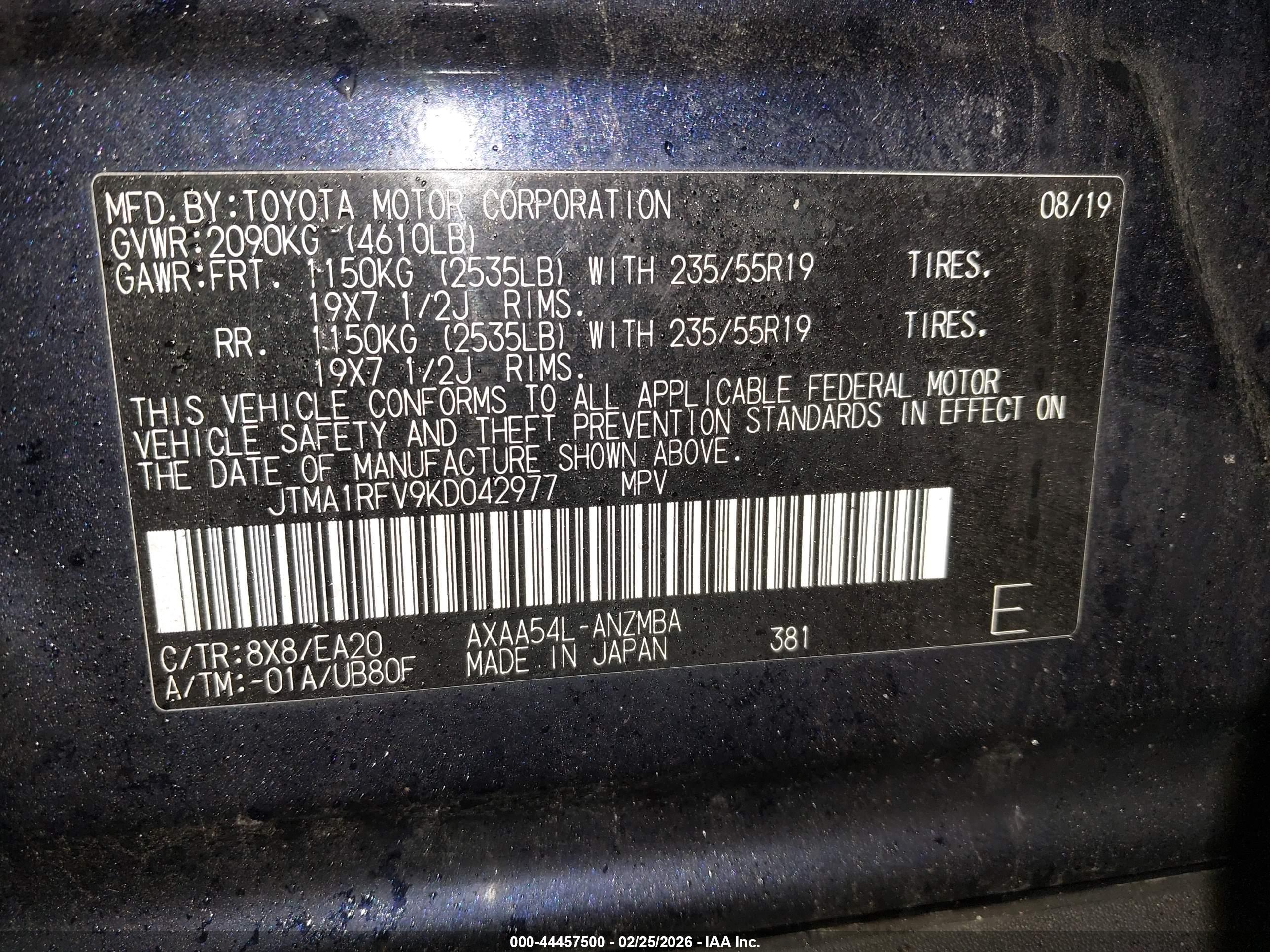 TOYOTA RAV4 image 9