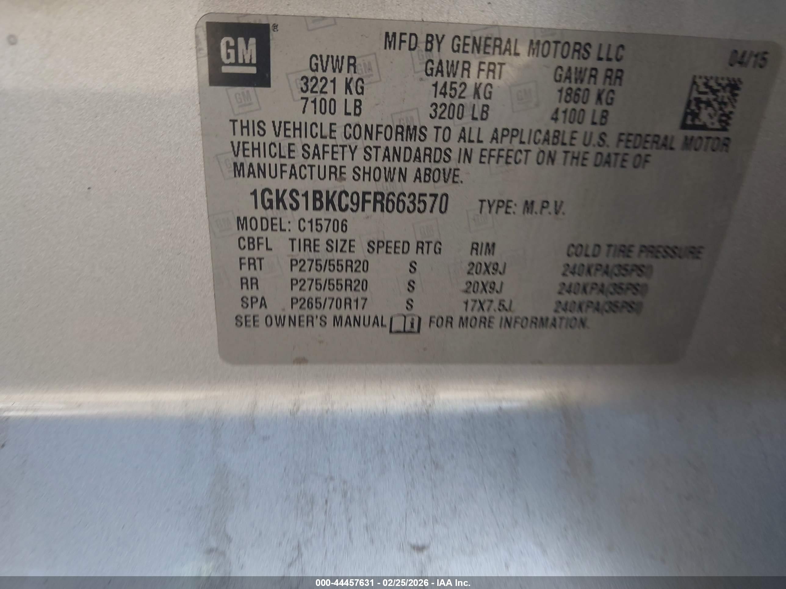 GMC YUKON image 9