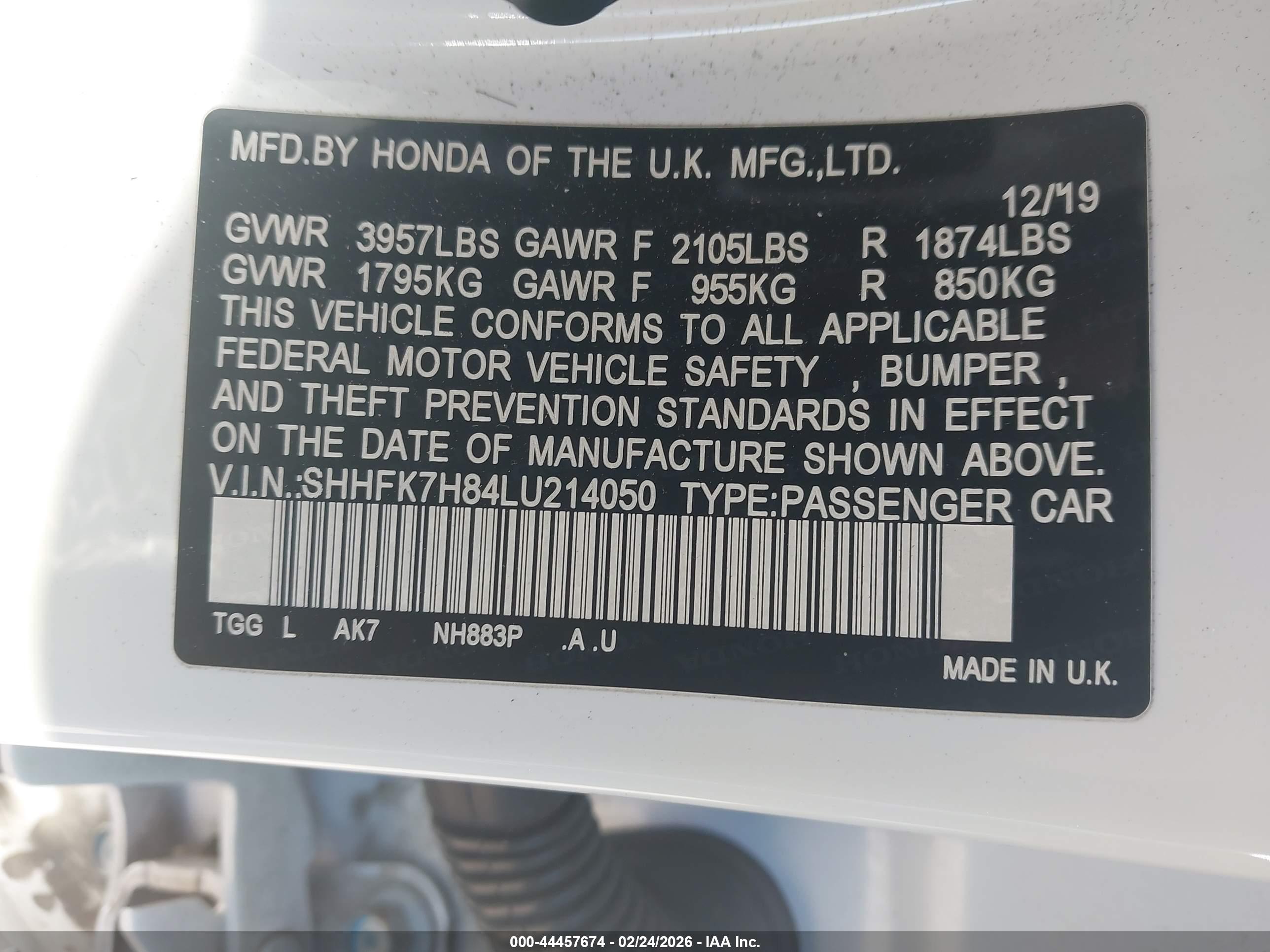 HONDA CIVIC image 9
