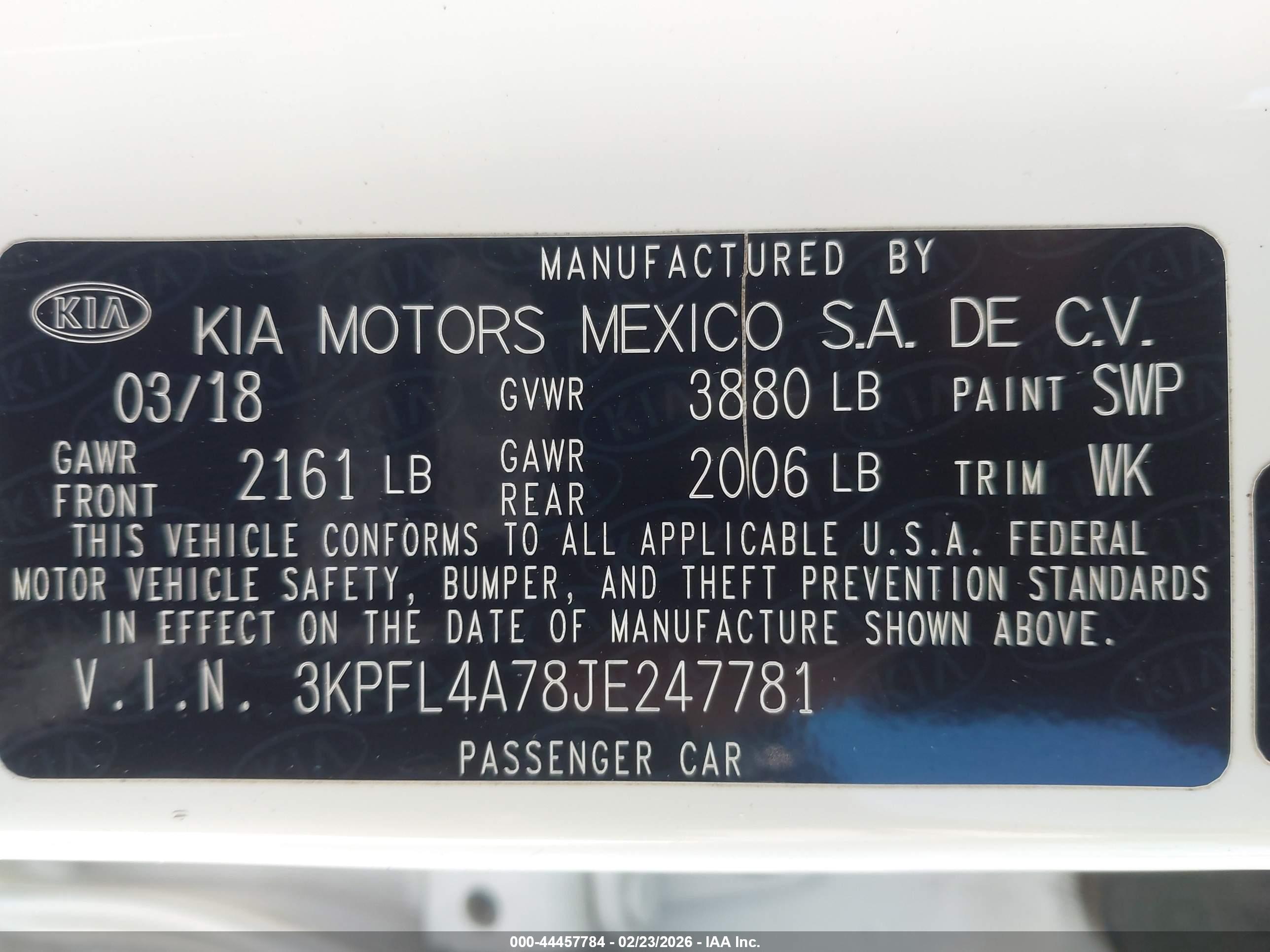 KIA FORTE image 9
