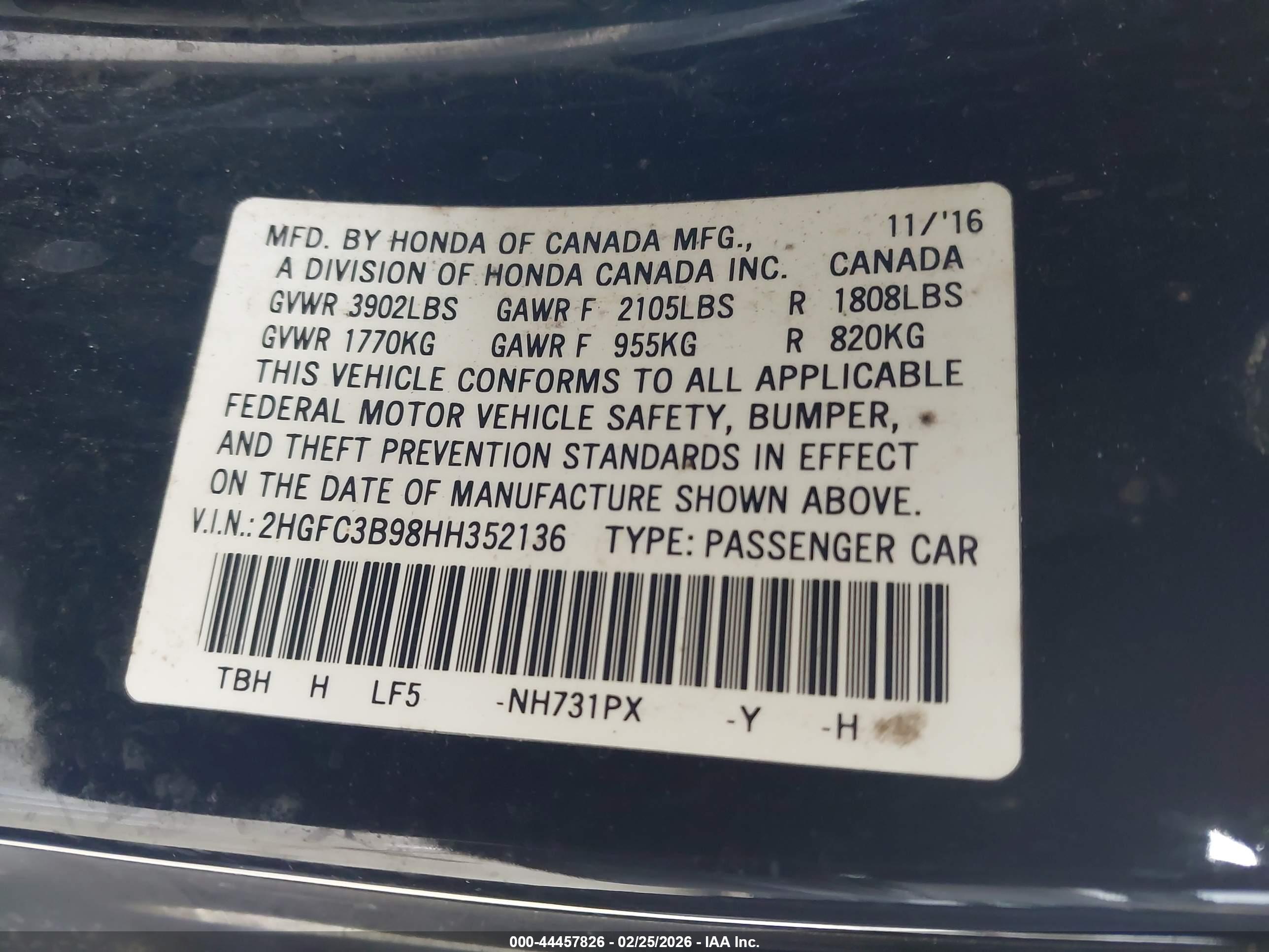 HONDA CIVIC image 9