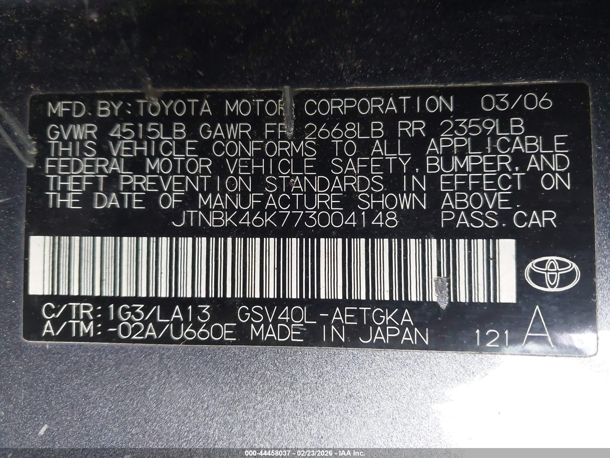 TOYOTA CAMRY image 9