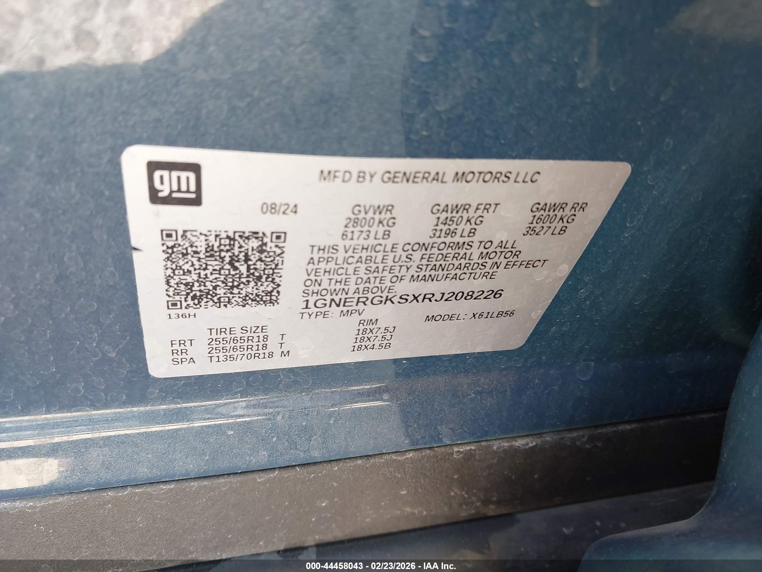 CHEVROLET TRAVERSE image 9