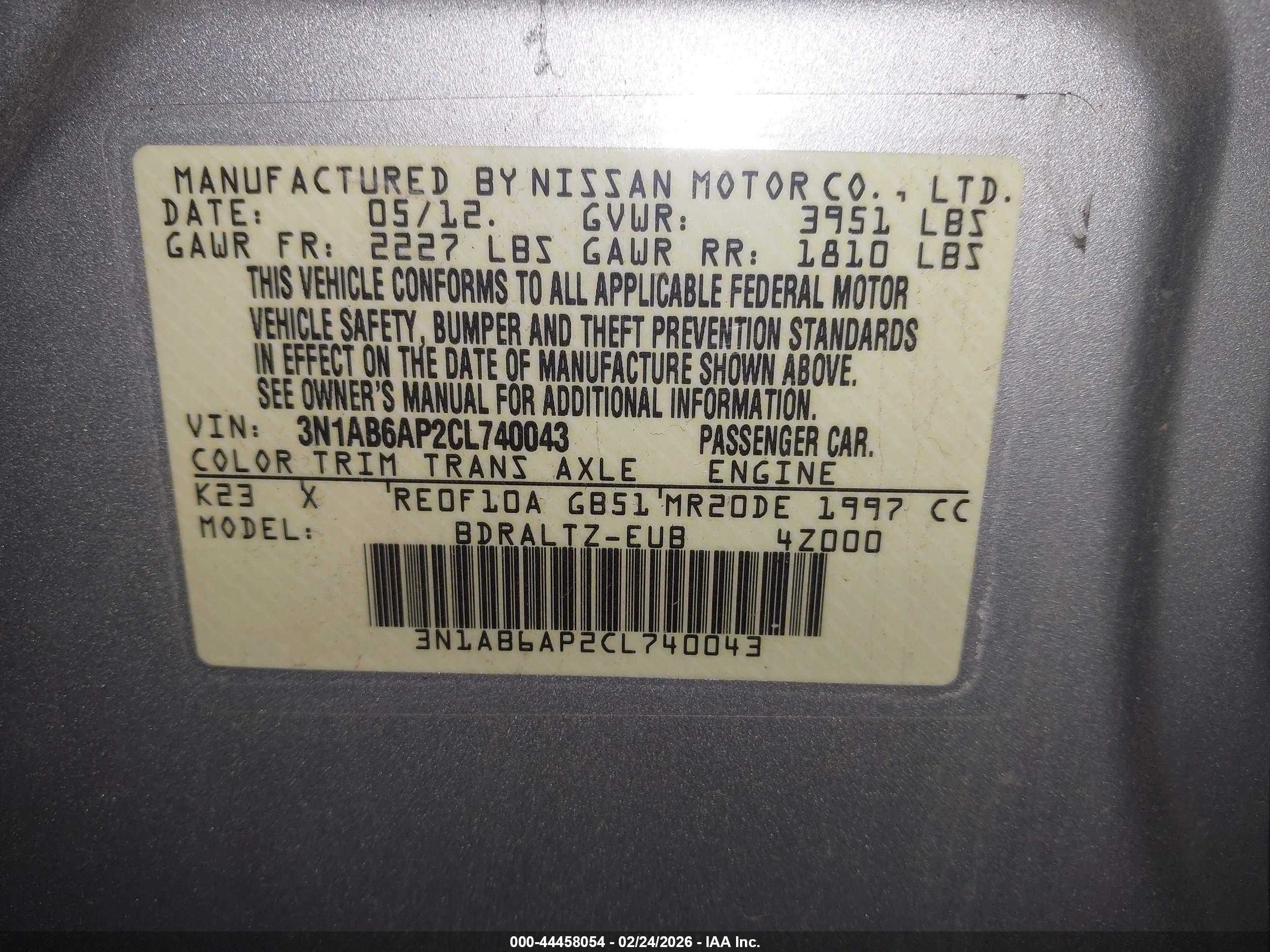 NISSAN SENTRA image 9