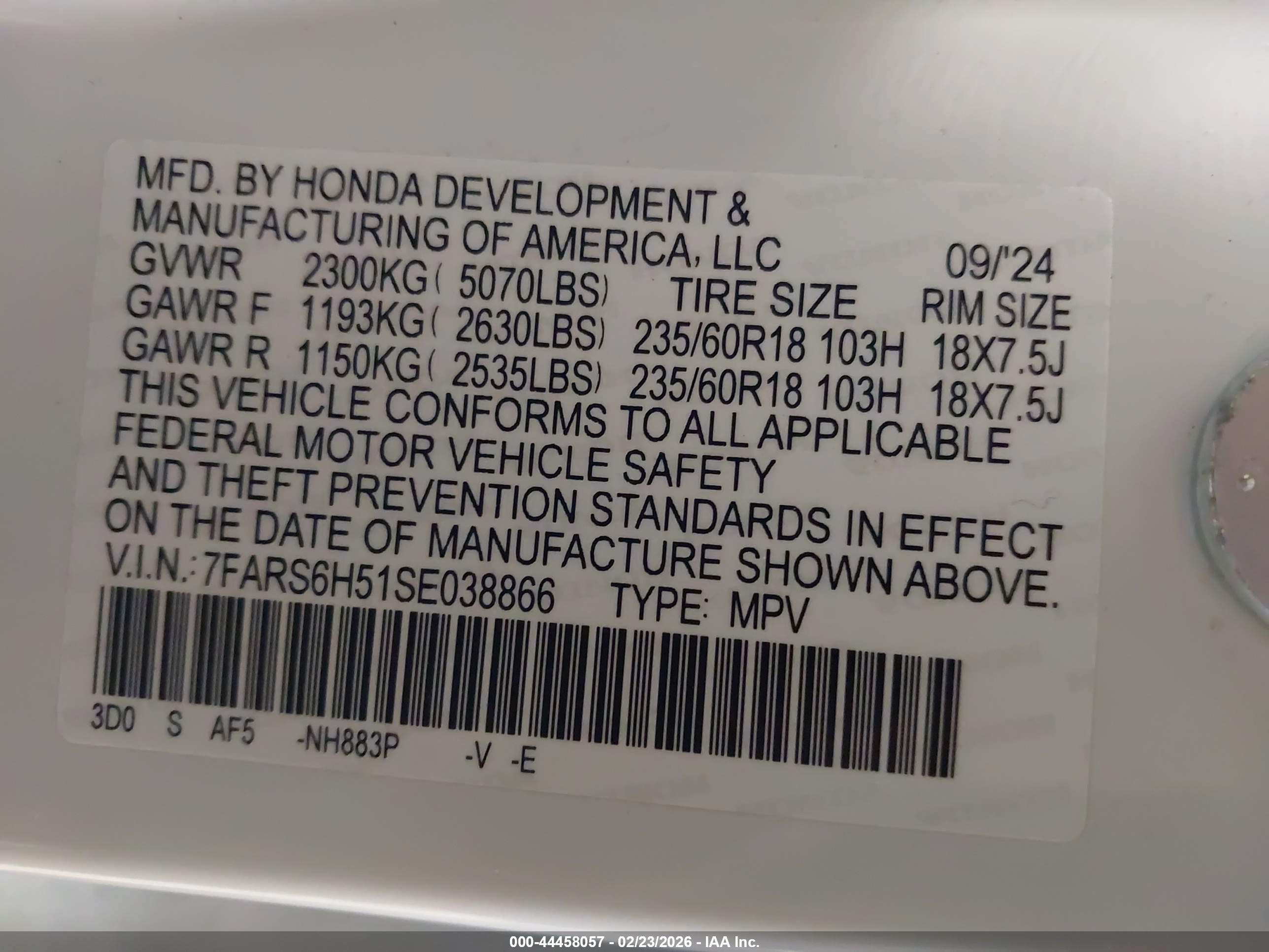 HONDA CR-V image 9