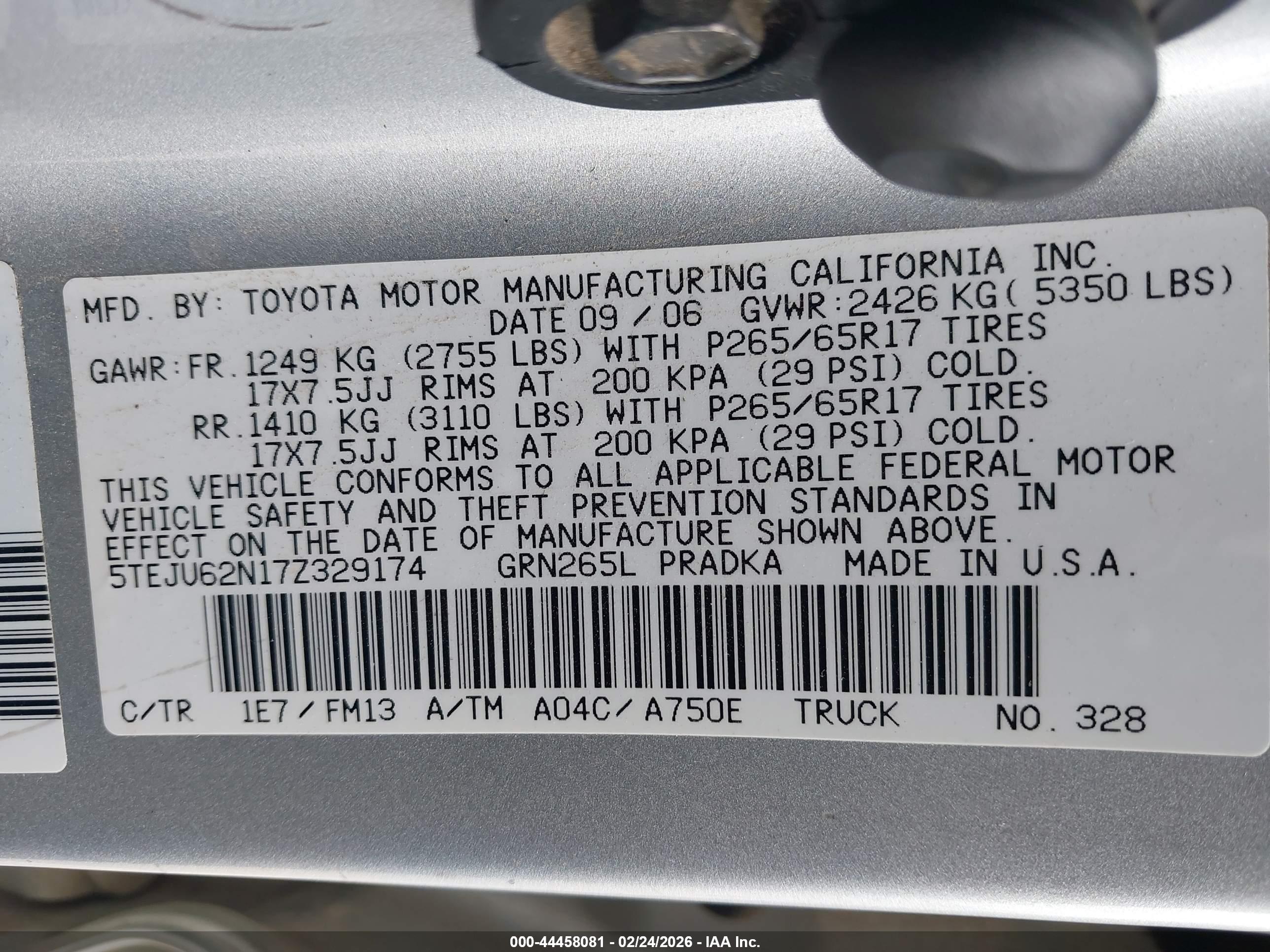 TOYOTA TACOMA image 9