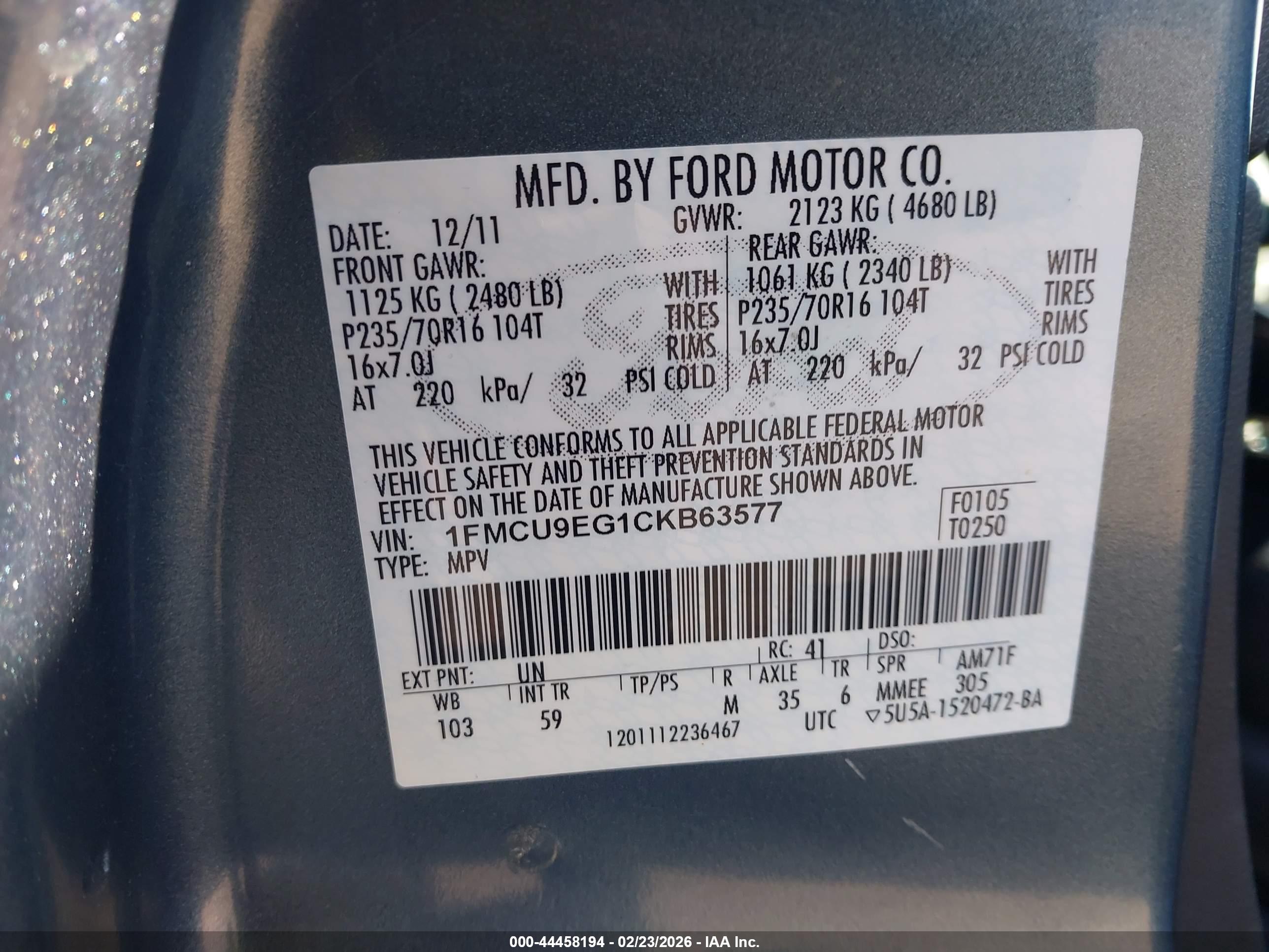 FORD ESCAPE image 9