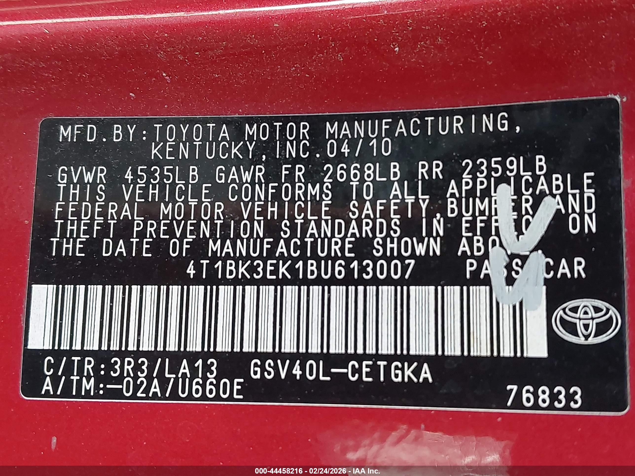 TOYOTA CAMRY image 9