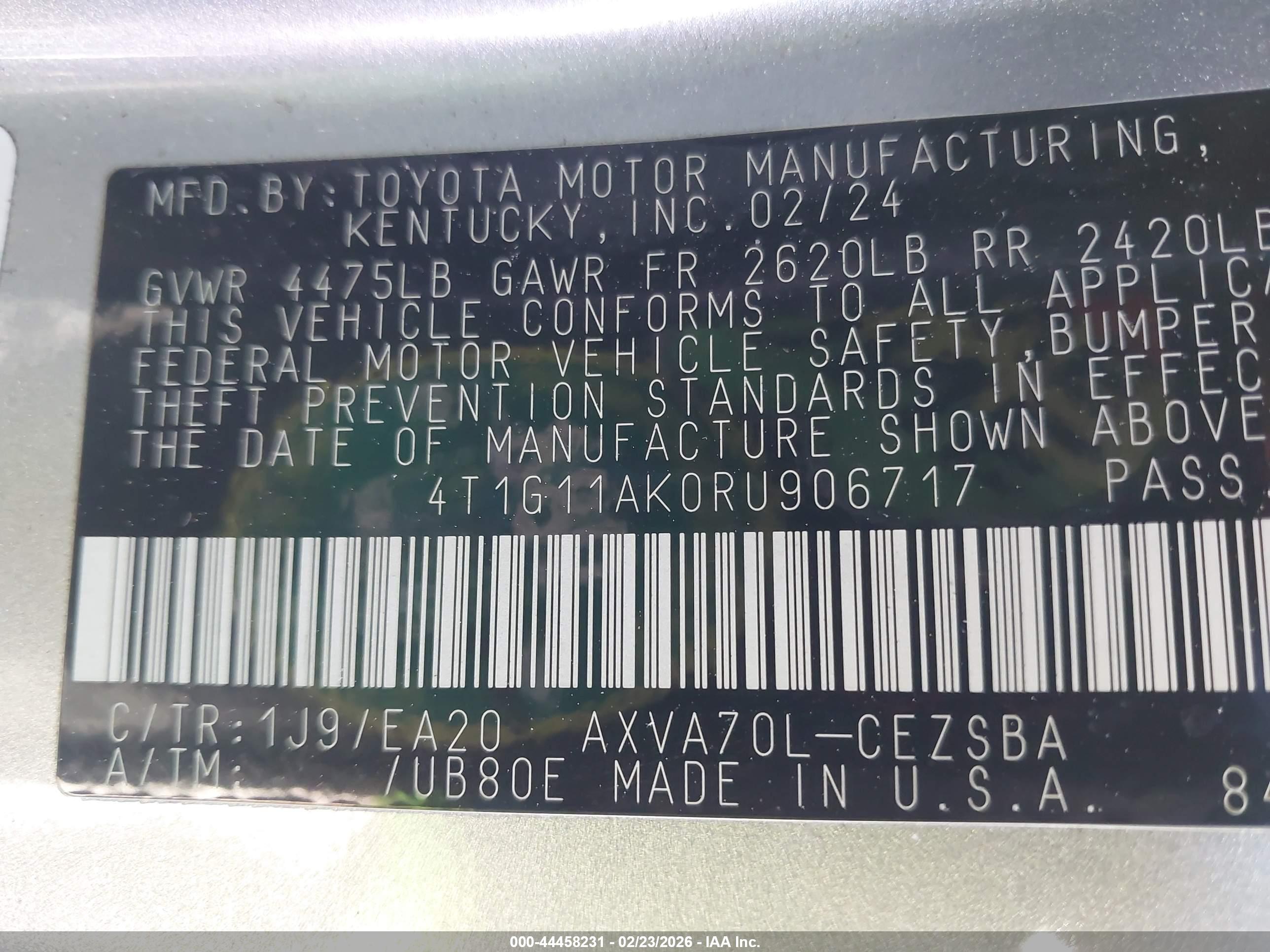 TOYOTA CAMRY image 9