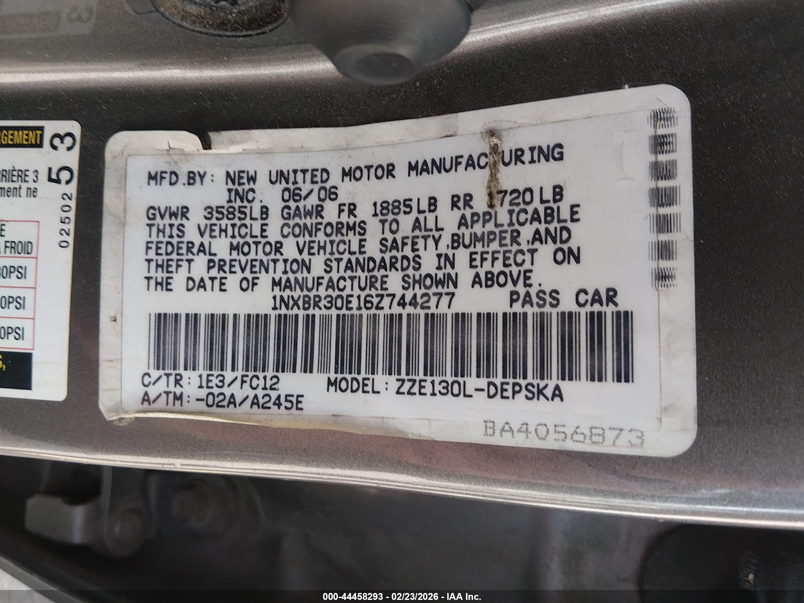 TOYOTA COROLLA image 9