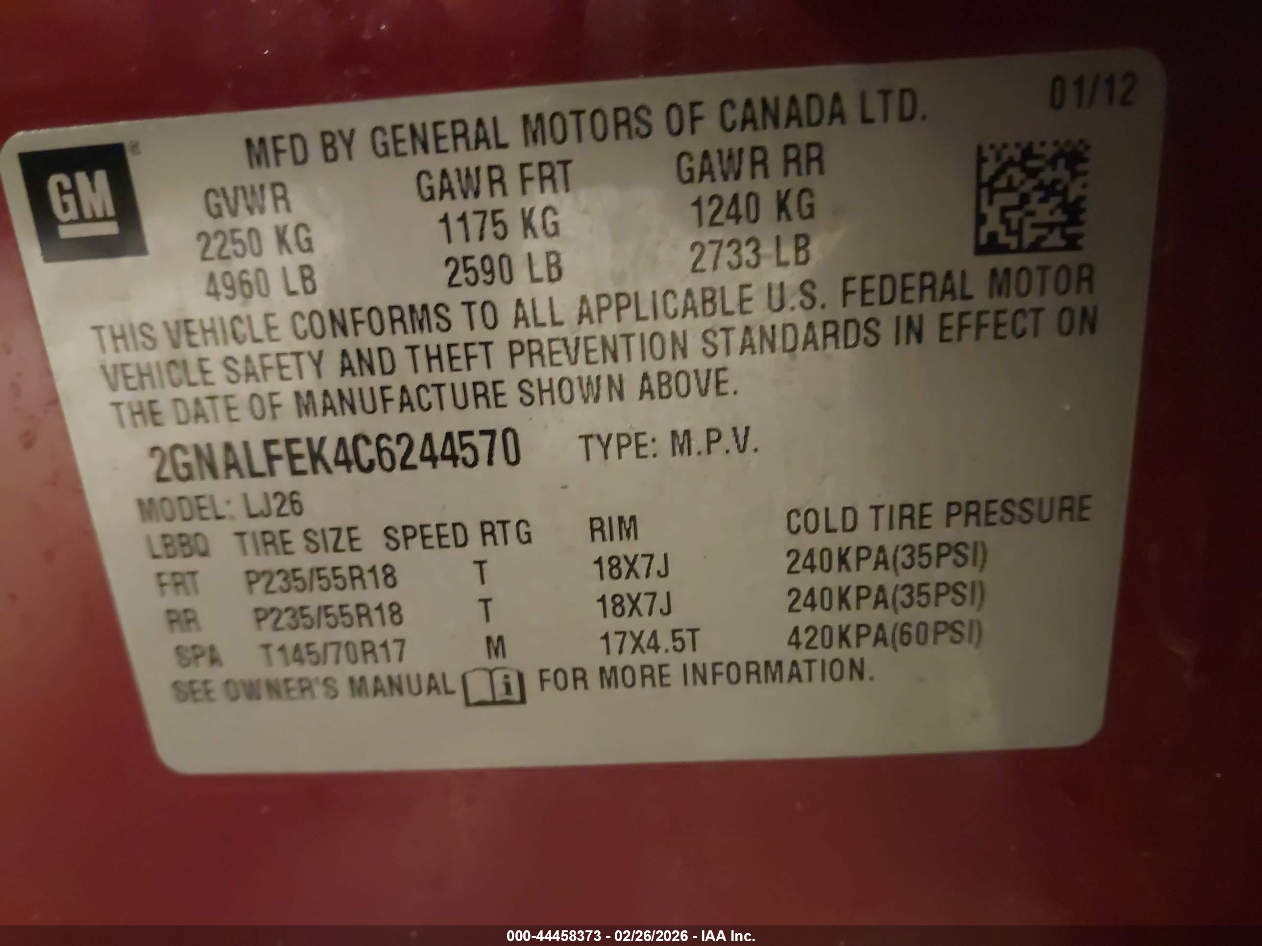 CHEVROLET EQUINOX image 9