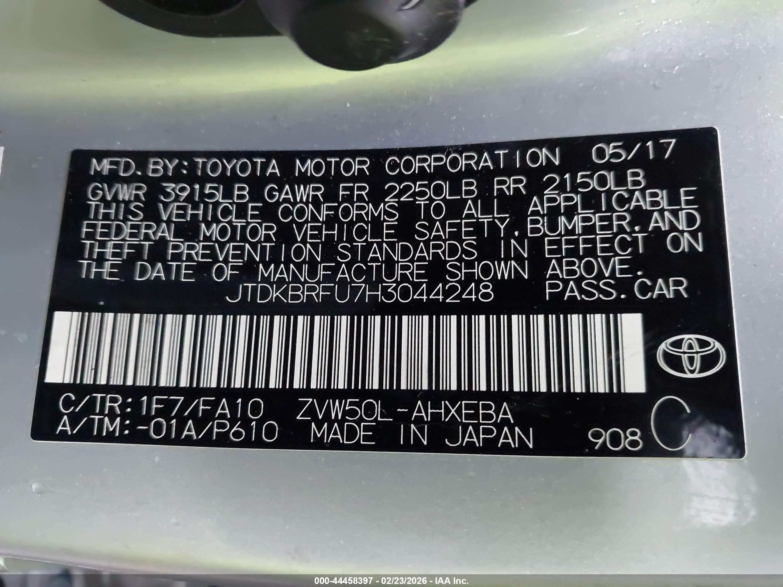 TOYOTA PRIUS image 9