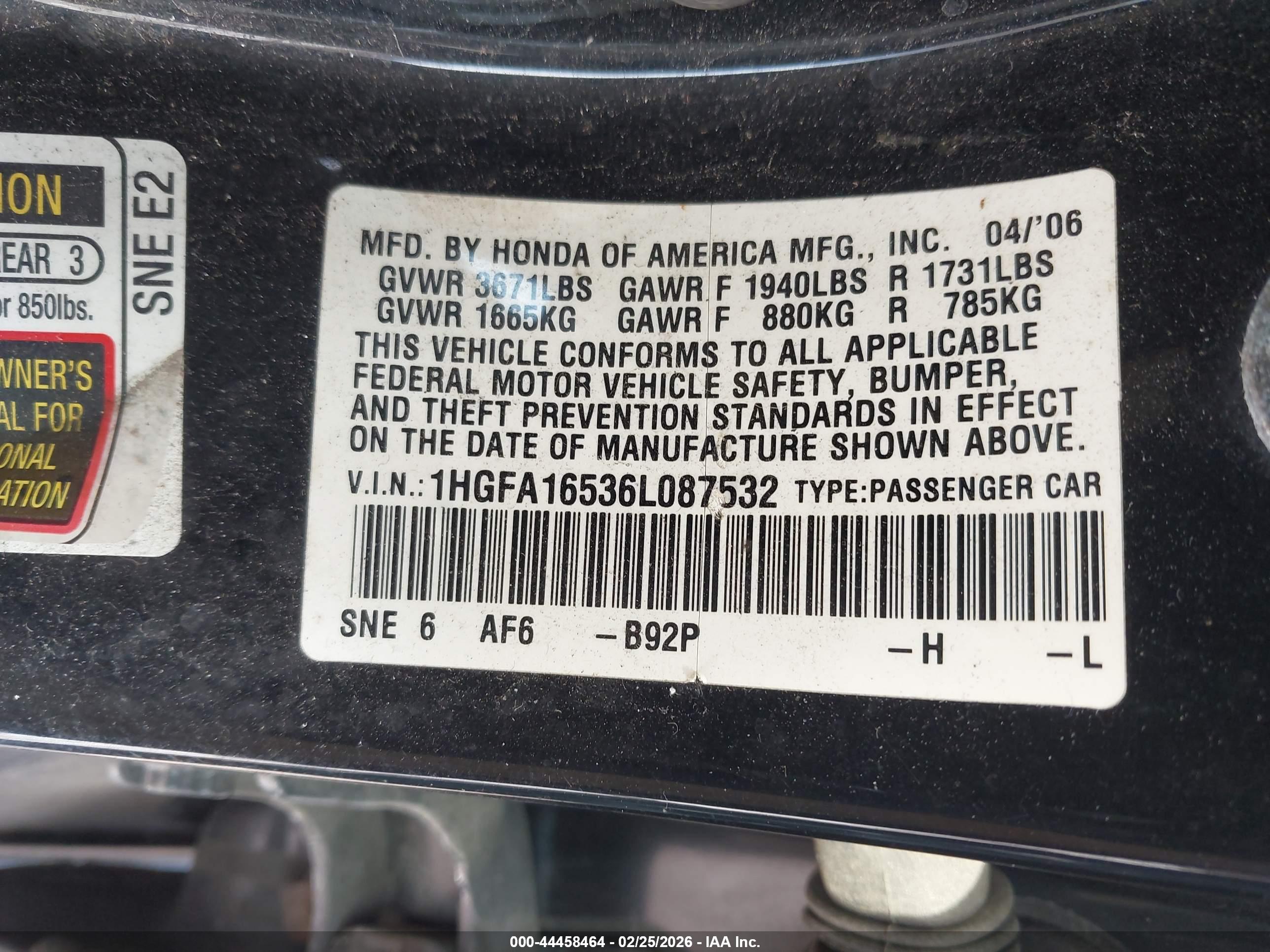 HONDA CIVIC image 9