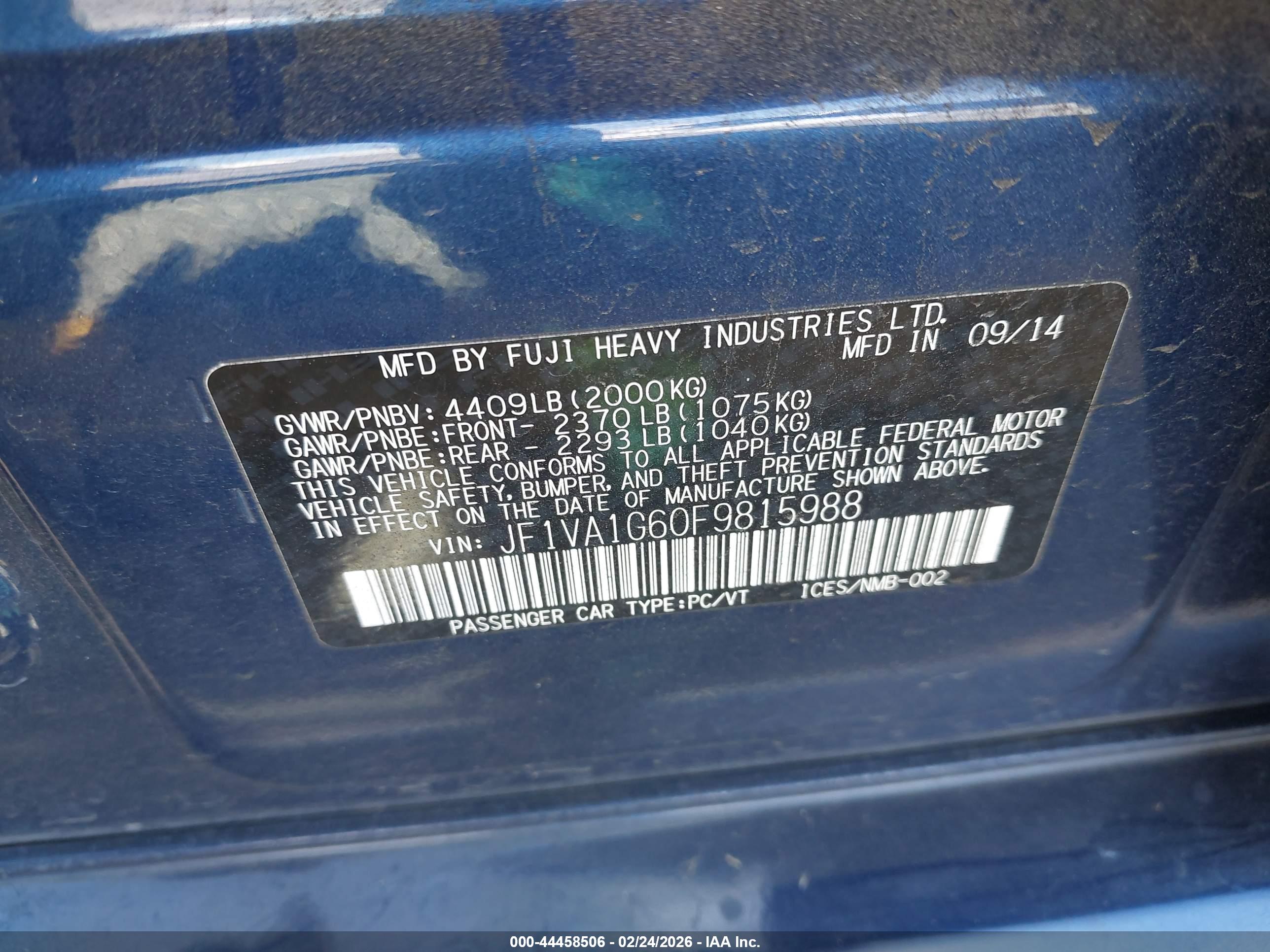 SUBARU WRX image 9